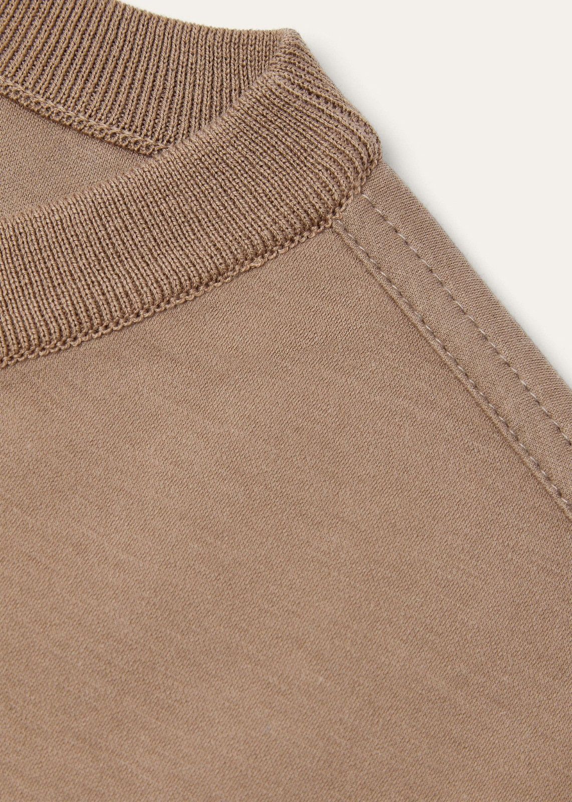 Loro Piana o1srvl11e0526 FAO5498 My-T T-Shirt in Beige Size XS / US 0-2 / IT 36-38 - 2 Thumbnail