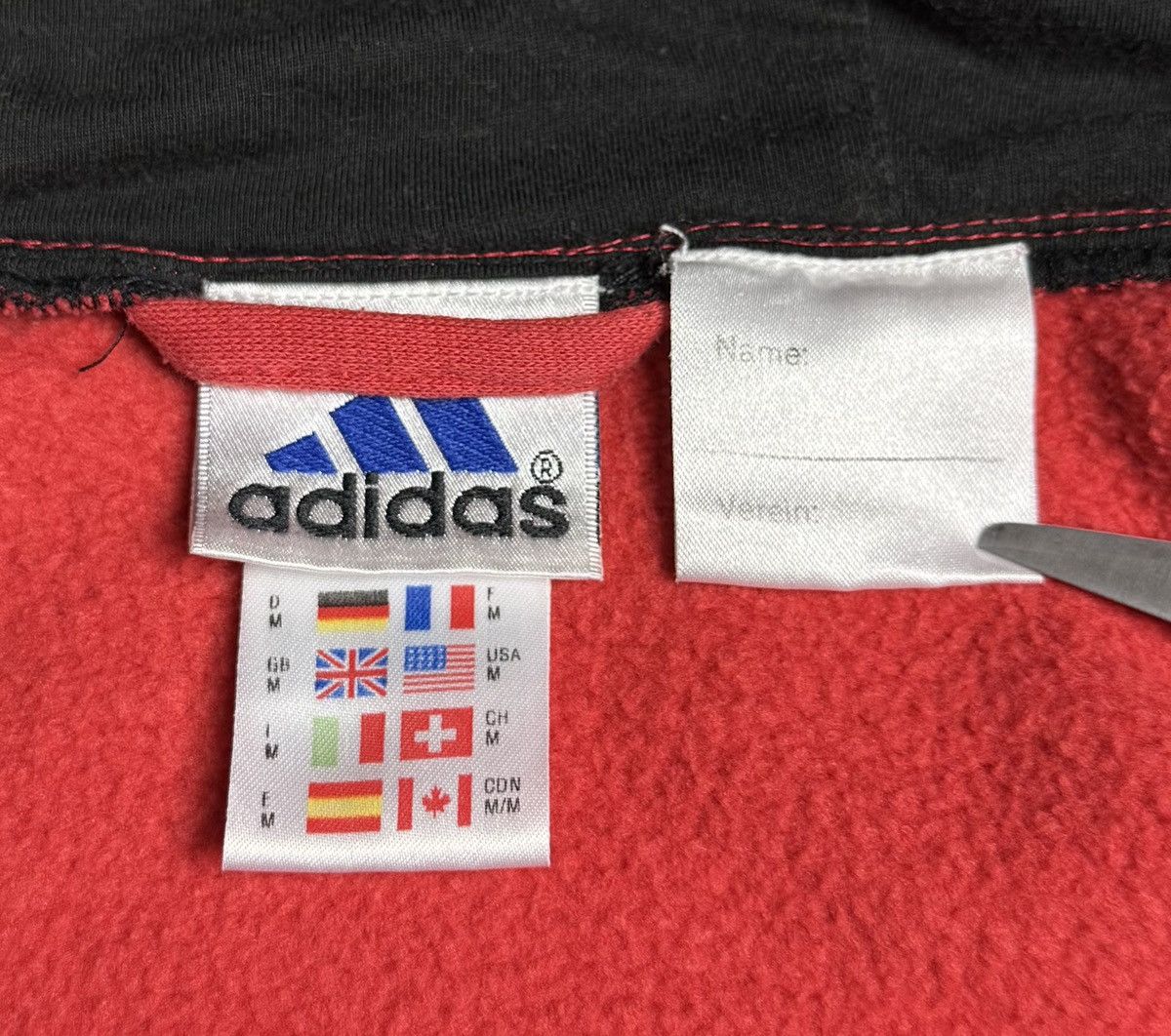 Switzerland Goteborg 1999 Olympic Button Jacket Adidas