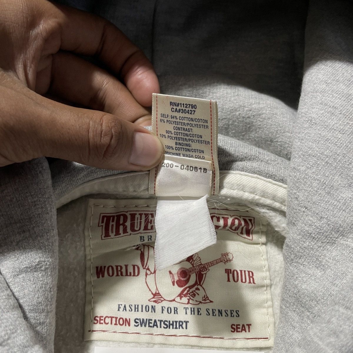 True Religion True Religion Zip Hoodie Size US L / EU 52-54 / 3 - 6 Thumbnail