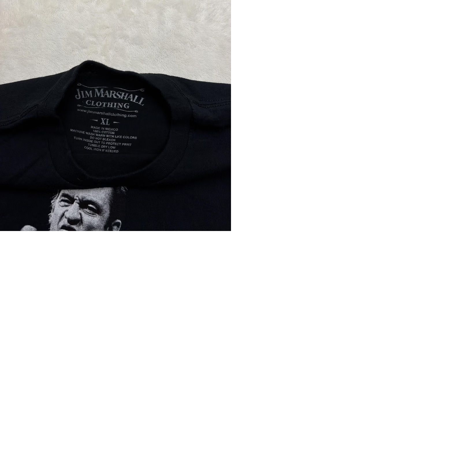 Vintage Jim Marshall Clothing Cash Shirt Mens XL Black Graphic Print Tee Music Shirt Size US XL / EU 56 / 4 - 10 Thumbnail