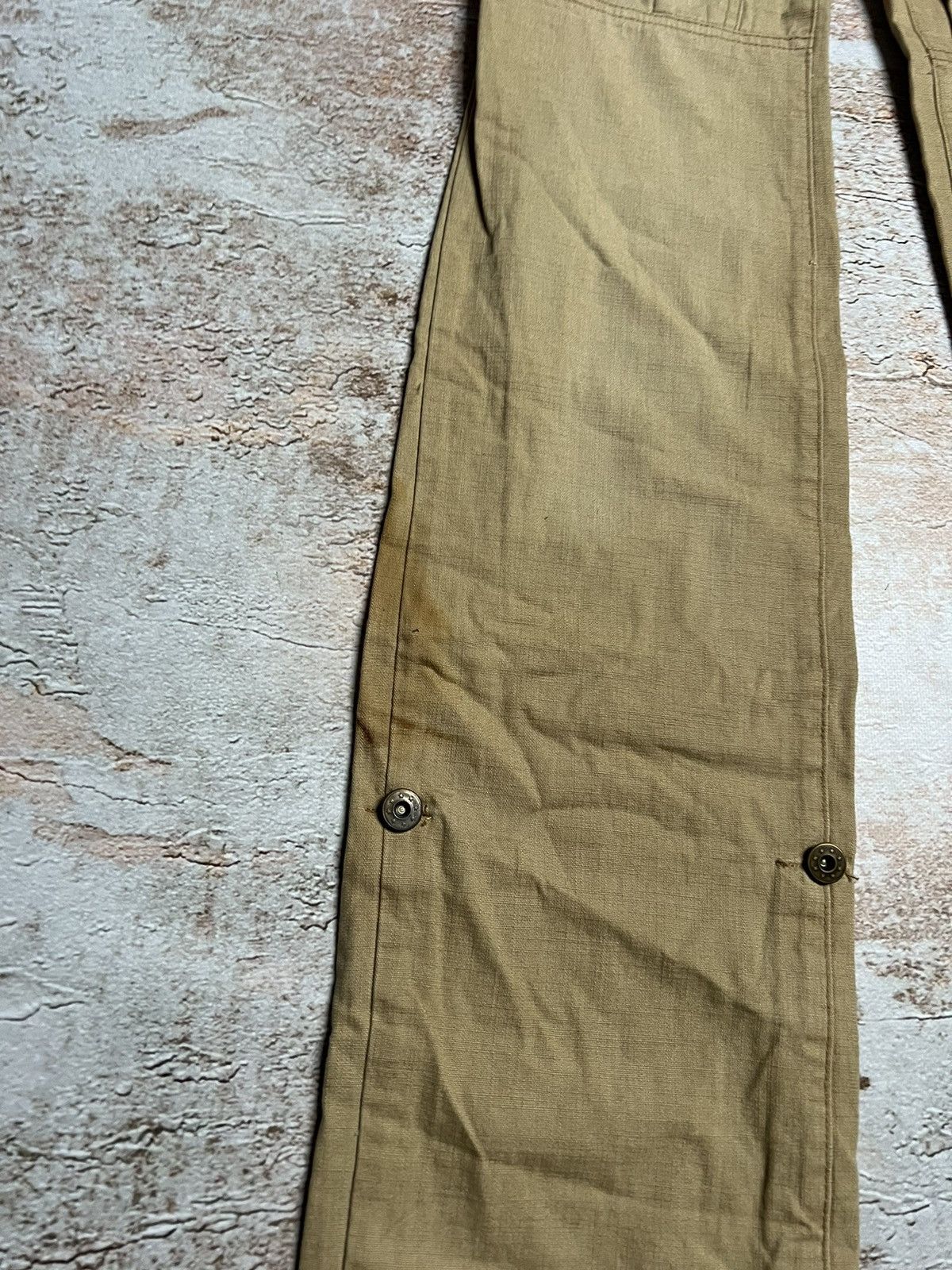 Japanese Brand Vintage Japanese cargo flare pants Size 28" / US 6 / IT 42 - 3 Thumbnail