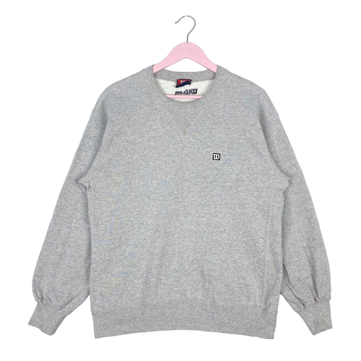 Wilson Wilson Embroidey Logo Sweatshirt Crewneck Pullover Jumper Size US M / EU 48-50 / 2 - 1 Thumbnail