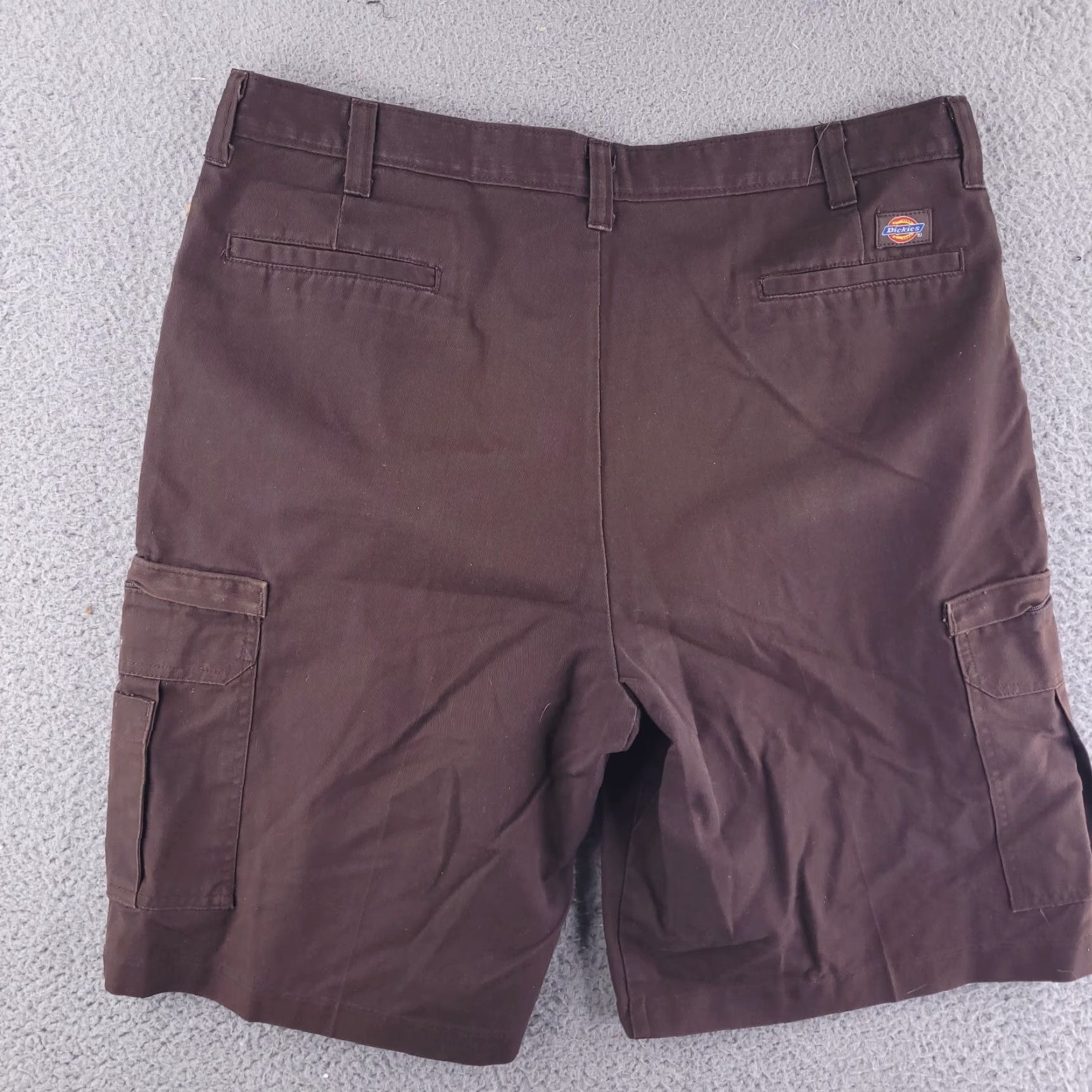 Dickies Dickies Shorts Mens 39 Brown Cargo Work Casual Polyester Cotton Blend - Flat Front - 38 Waist - Brown - Cargo - Mens Size US 38 / EU 54 - 5 Thumbnail