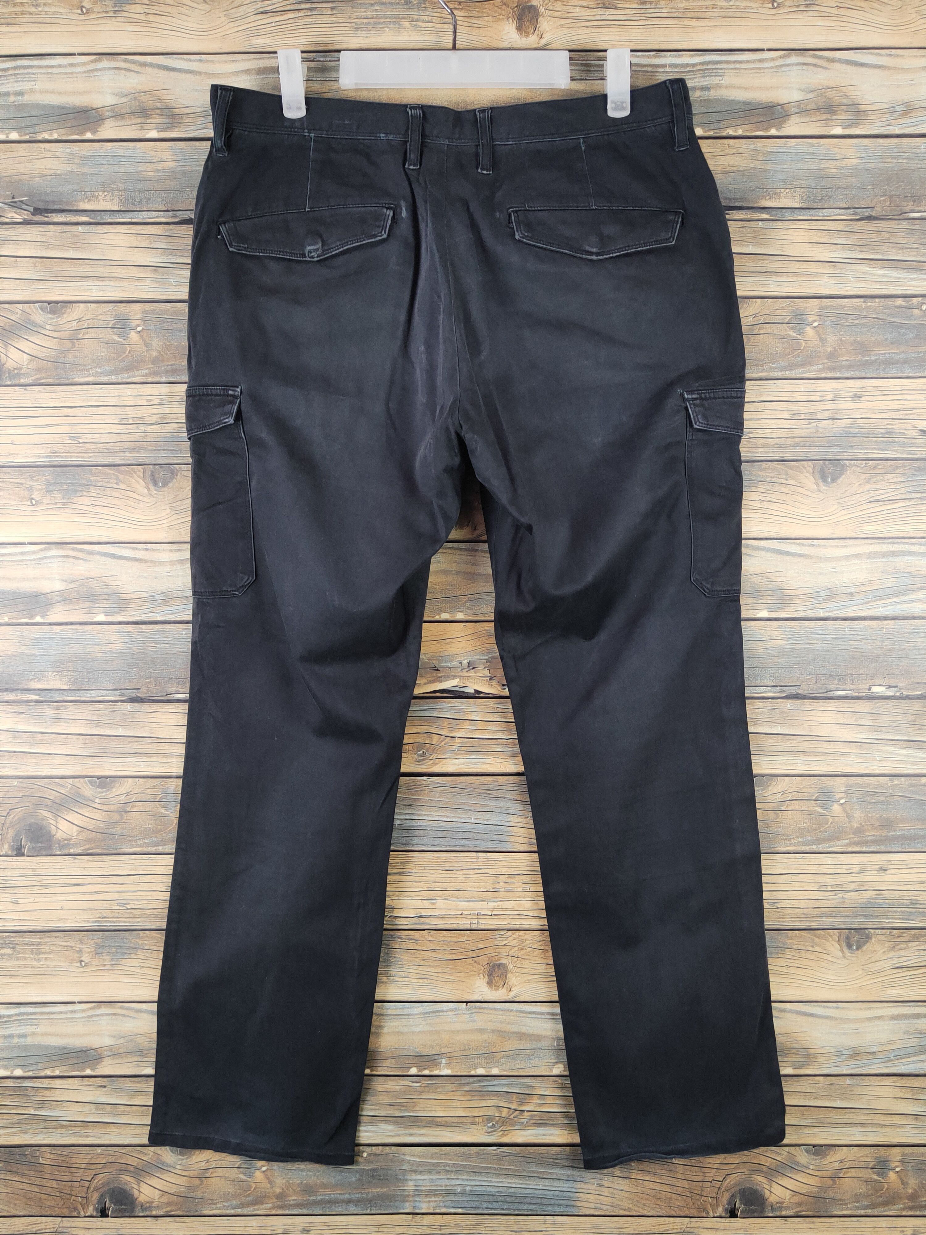 Japanese Brand DL Japanese Brand Black Multipocket Cargo Pants #1947 Size US 34 / EU 50 - 7 Thumbnail
