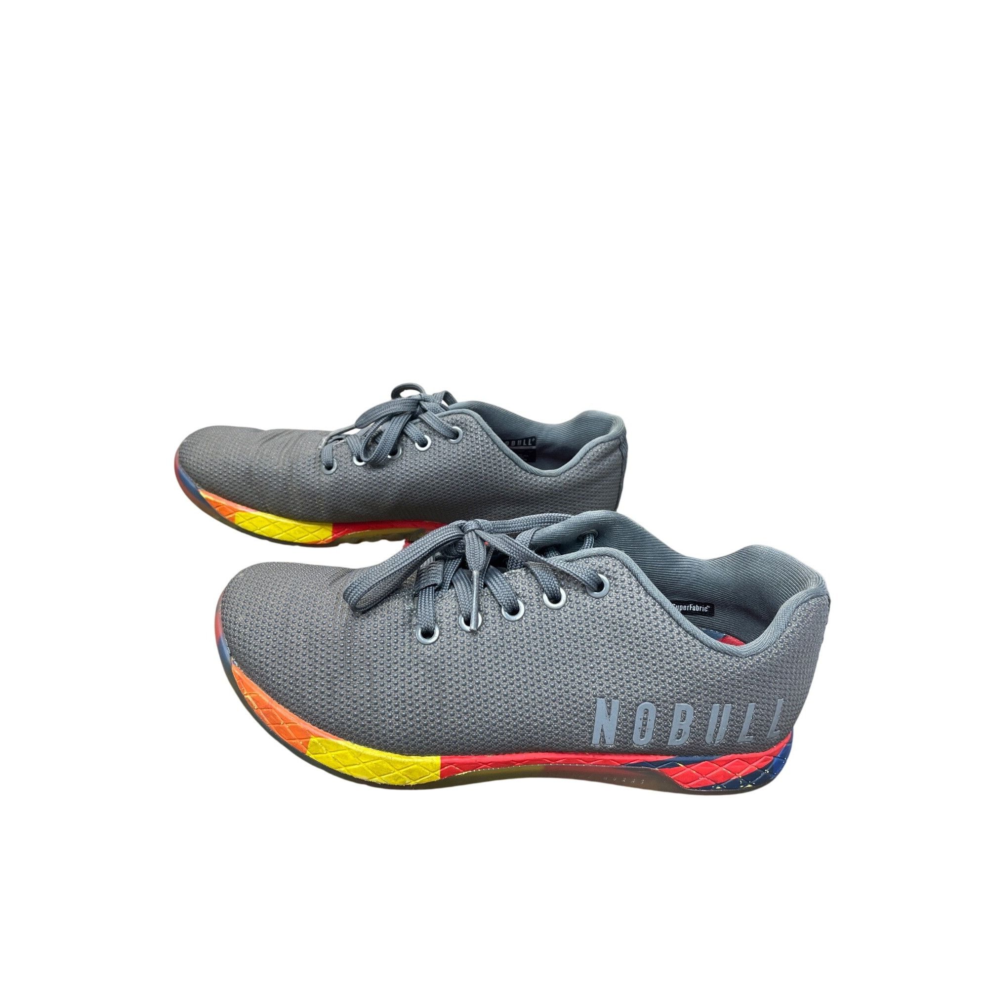 Other NoBull Womans Gray Red yellow Run walk sneakers Sz 8.5 SKU 9 Size US 8.5 / IT 38.5 - 3 Thumbnail
