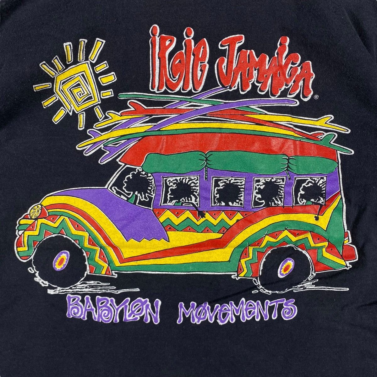 Vintage Vintage 90's IRIE JAMAICA Babylon Movements Graphic Size US M / EU 48-50 / 2 - 2 Thumbnail