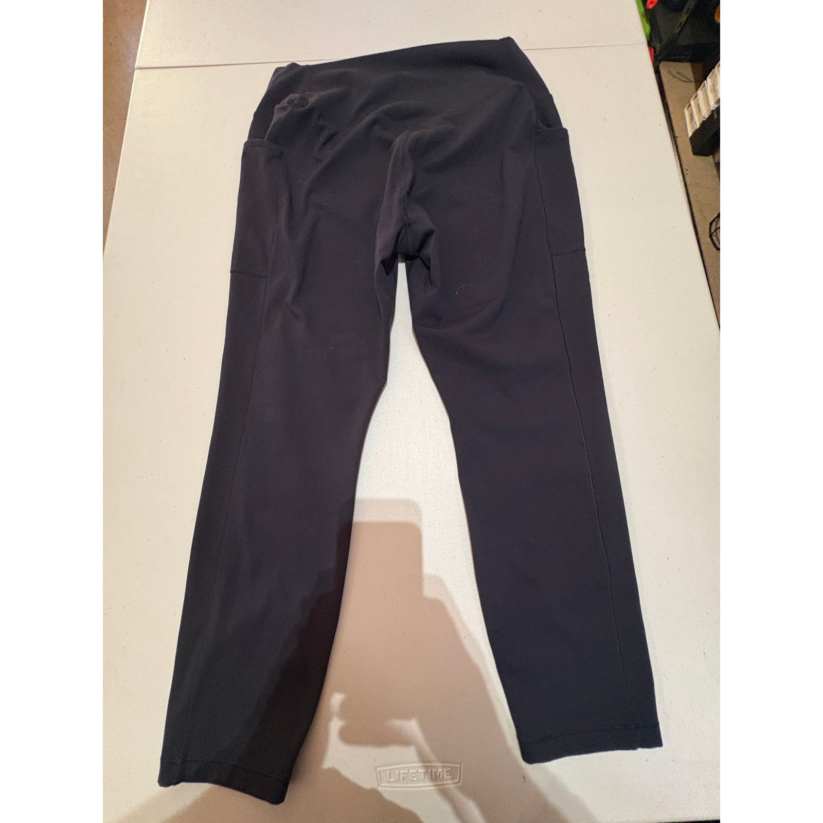 Reebok RBX Womens XL Black Athletic Leggings High Rise Workout Yoga Size 34" / US 12 / IT 48 - 4 Thumbnail