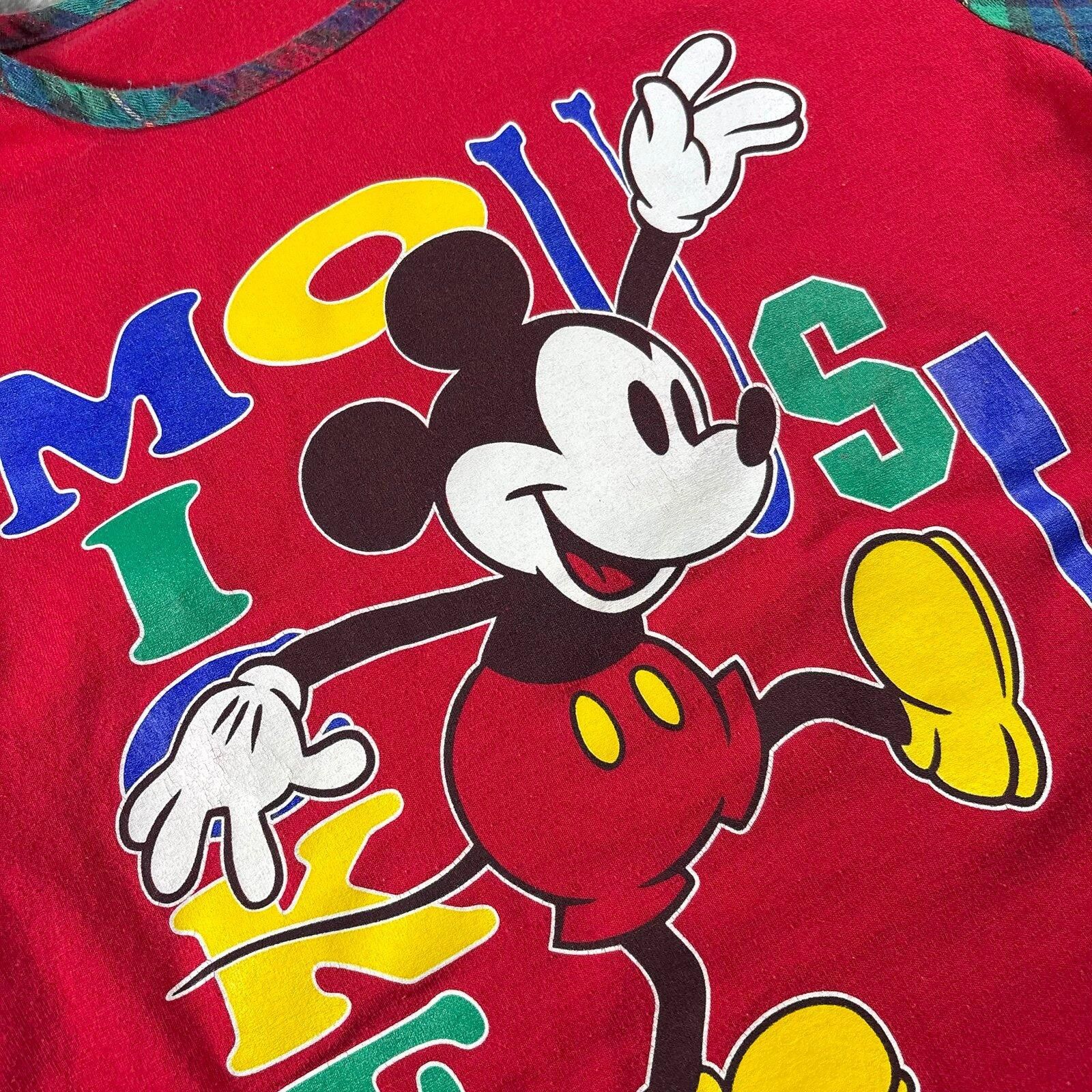 Disney Vintage 80s Mickey Mouse Disney tee Size M / US 6-8 / IT 42-44 - 3 Thumbnail