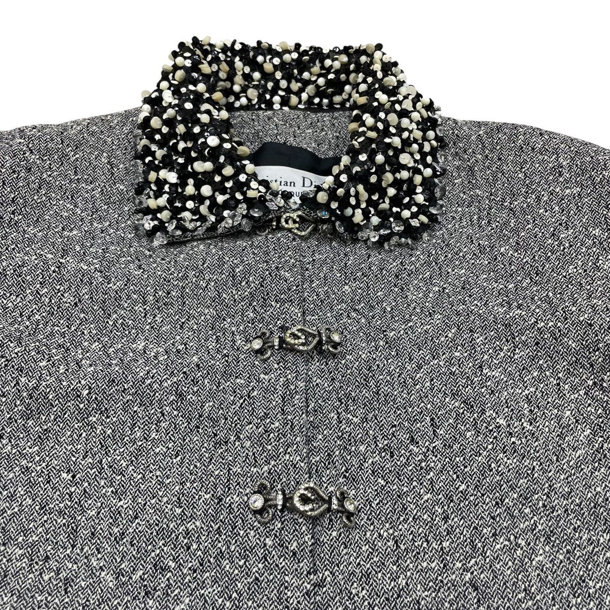 Christian Dior Monsieur × Vintage 💥Vintage Christian Dior Boutique Paris Diamond Button Jacket Size M / US 6-8 / IT 42-44 - 3 Thumbnail