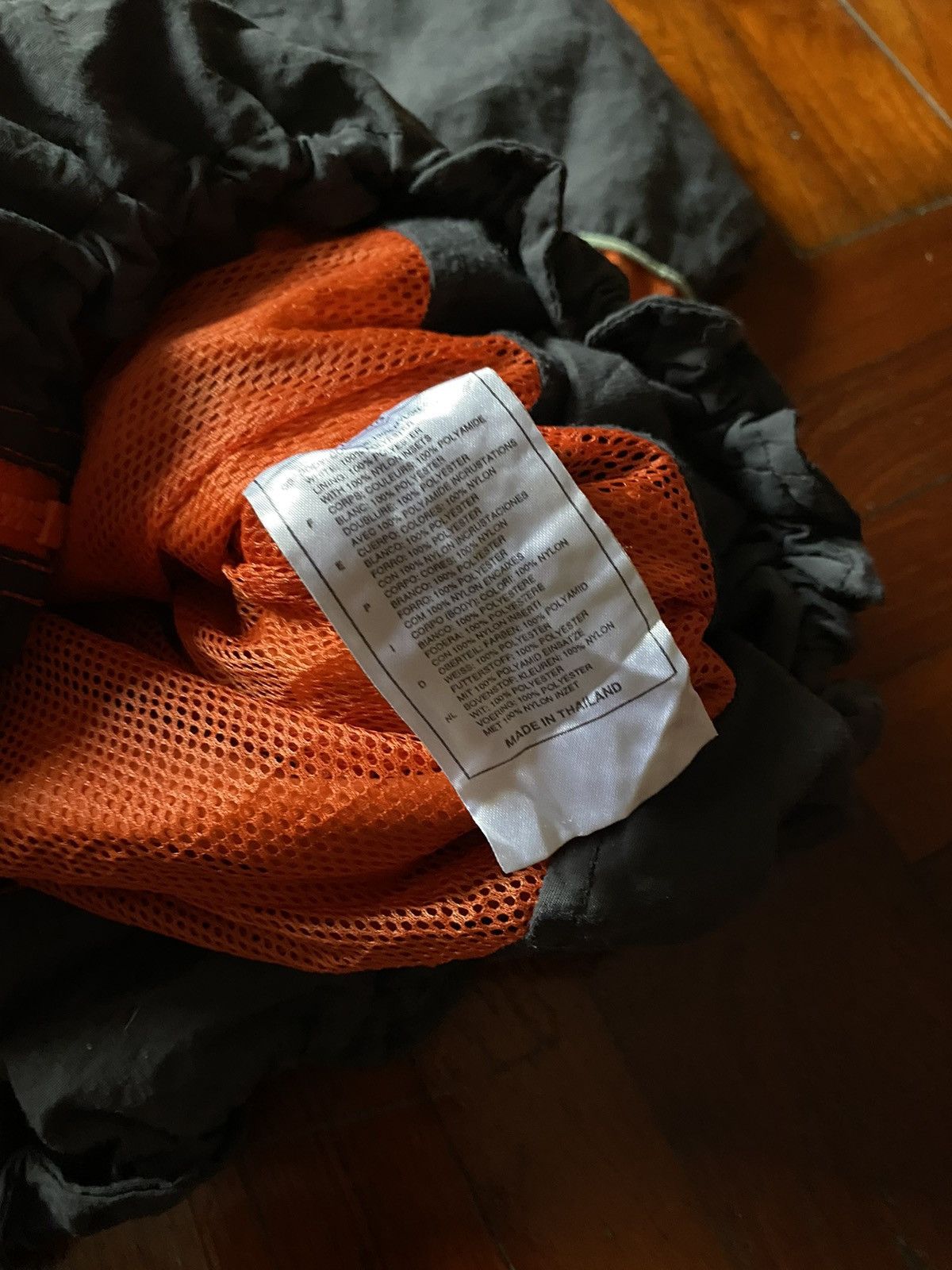 Nike × Vintage Vintage Nike Spell Out 90s Windbreaker Hoodie Jacket Size US L / EU 52-54 / 3 - 6 Thumbnail