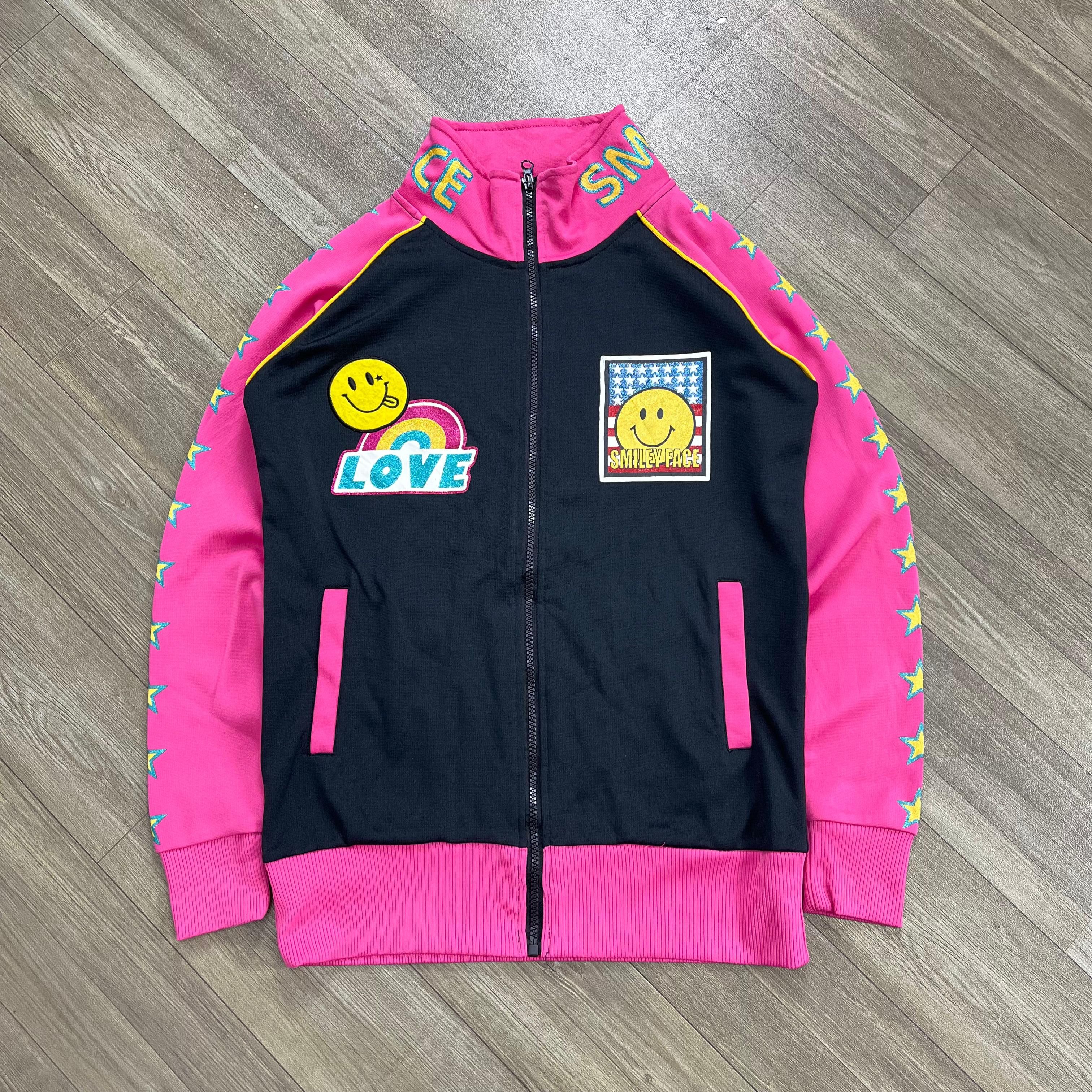 Angel Blue 2000s Hysteric Glamour Style Smile Face Star Track Jacket Size US S / EU 44-46 / 1 - 2 Thumbnail