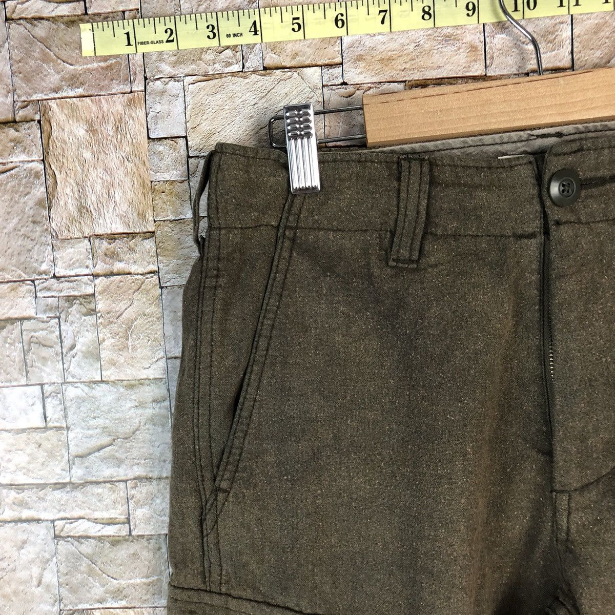 Japanese Brand Back Number Brown Cargo Multipocket Pants #A1162 Size US 27 - 7 Thumbnail