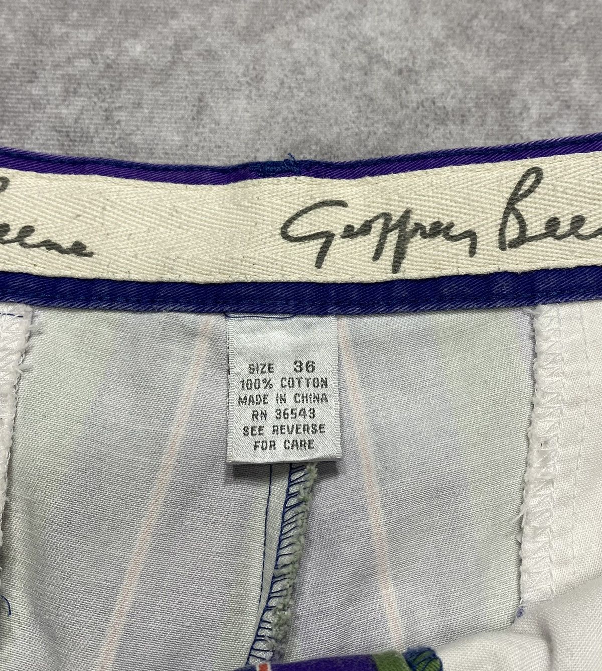 Vintage 90’s Vintage Geoffrey Beene Striped Shorts Size US 36 / EU 52 - 3 Thumbnail