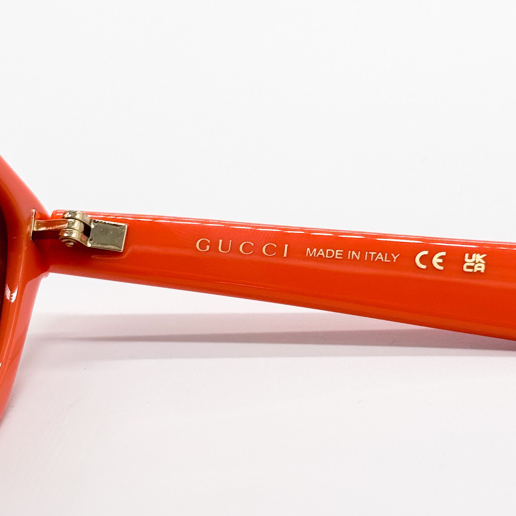 Gucci NEW GUCCI GG1539S 004 CAT EYE ORANGE SUNGLASSES GUCCI Size ONE SIZE - 10 Thumbnail