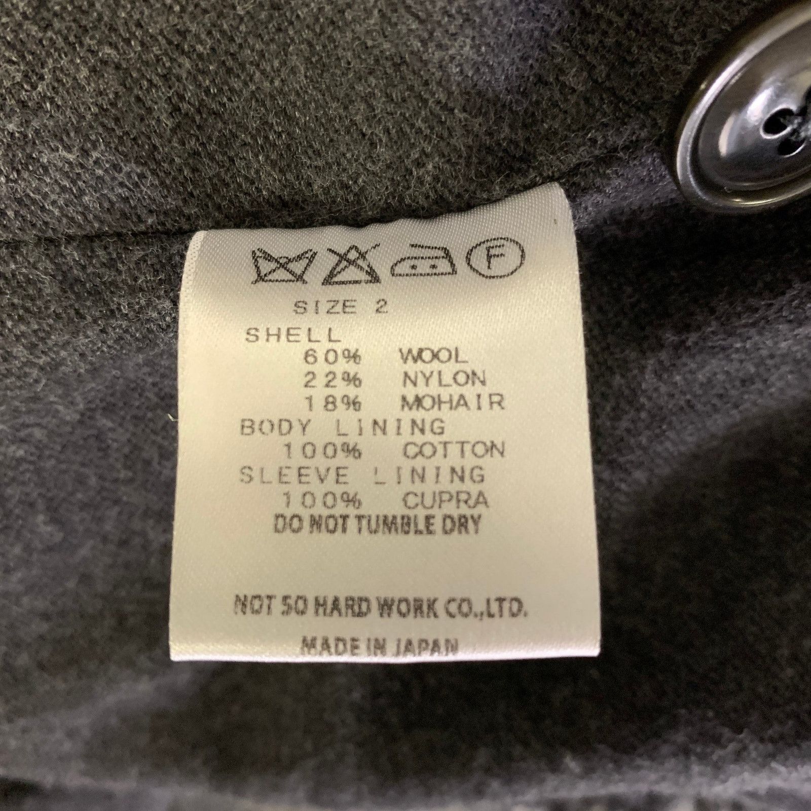 Ts(S) TS (S) Size S Grey Plaid Wool Blend Peak Lapel Sport Coat Size 36R - 6 Thumbnail