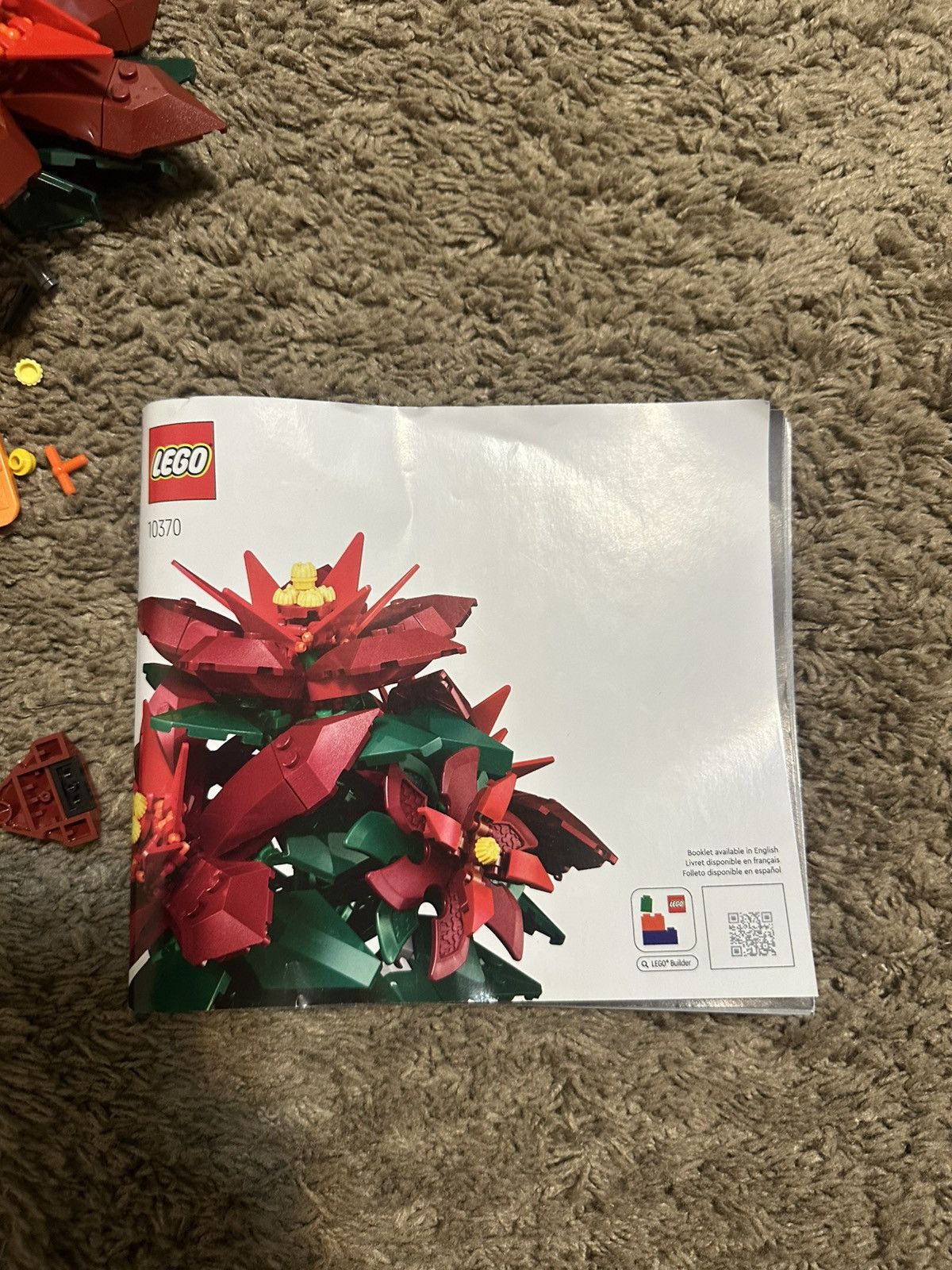 LEGO LEGO Red & Green Poinsettia Floral Set Size ONE SIZE - 2 Thumbnail