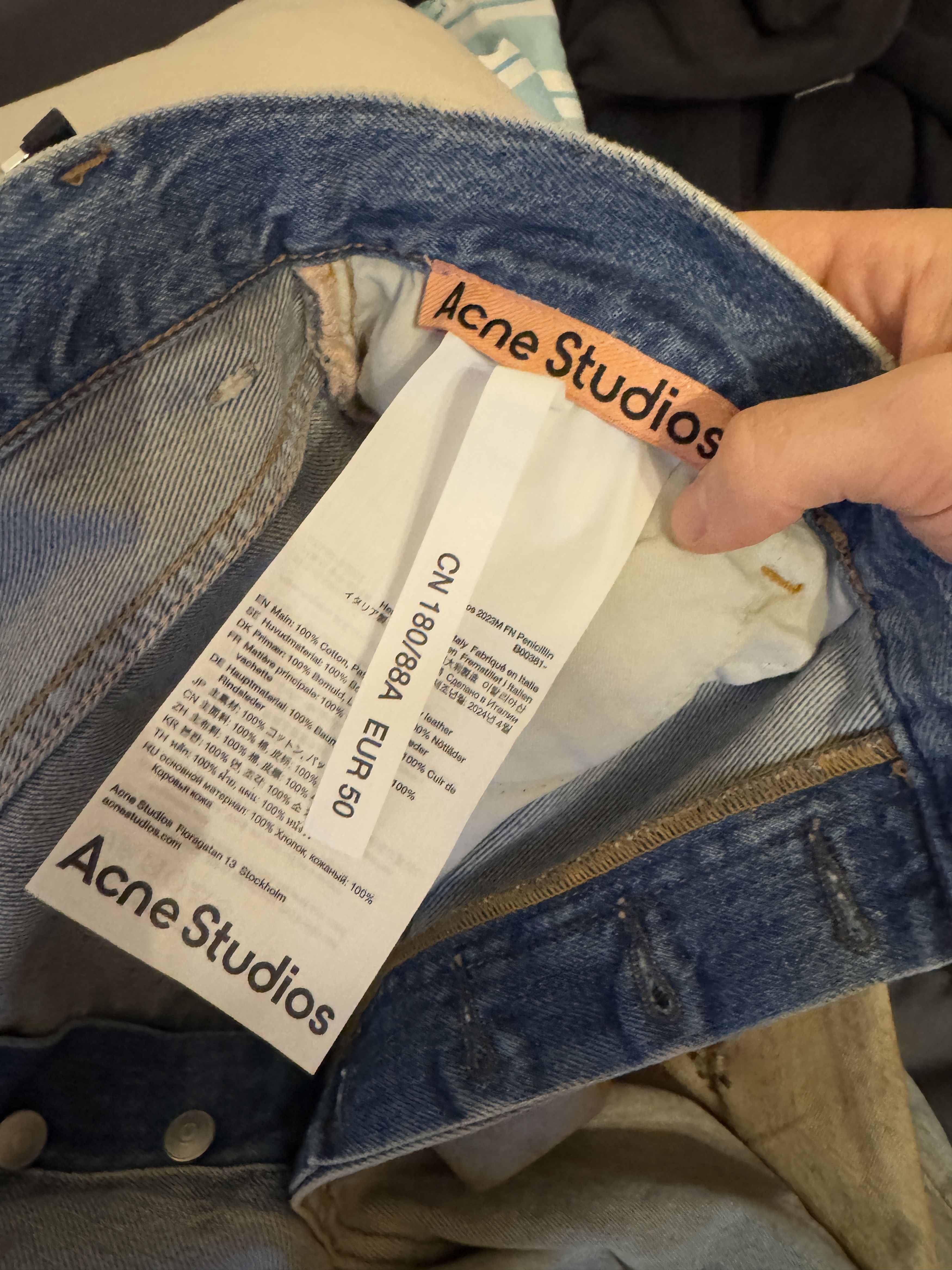Acne Studios Acne Studios 2023 FN Penicillin Denim EUR 50 (Brand New) Size US 34 / EU 50 - 12 Thumbnail