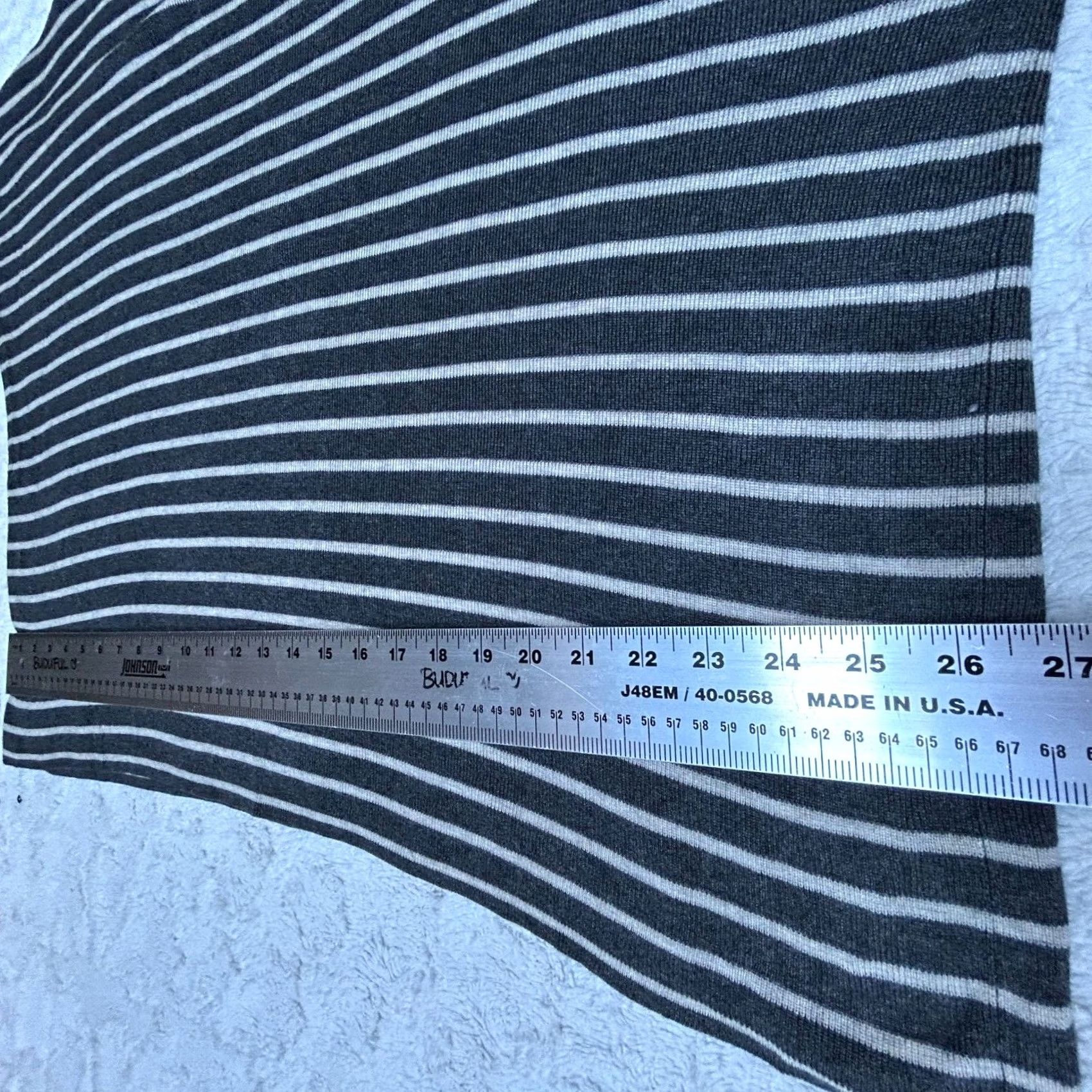 Eileen Fisher Eileen Fisher Women’s Pullover Sweater Merino Wool Blend Striped Gray XL Size XL / US 12-14 / IT 48-50 - 6 Thumbnail
