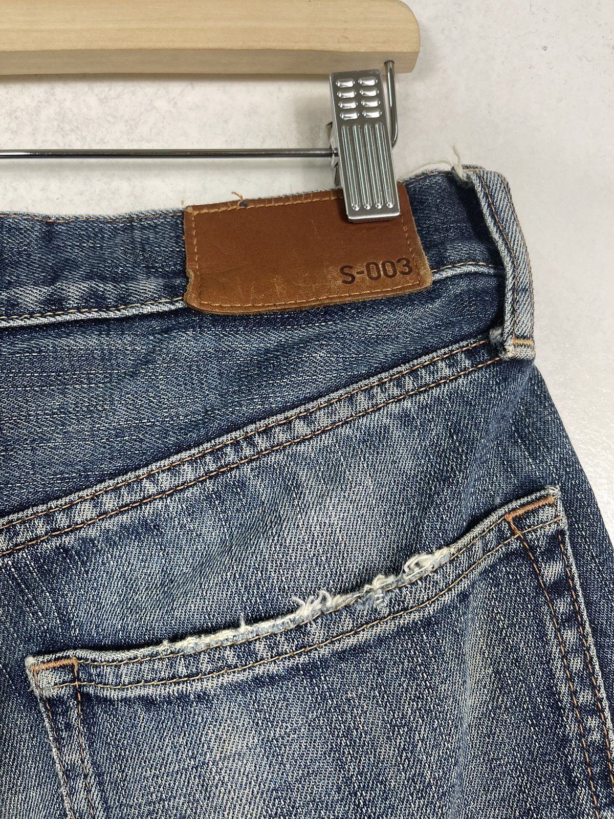 Japanese Brand UNIQLO PATCHWORK JEANS ZIPPER FLY Size US 31 - 16 Thumbnail
