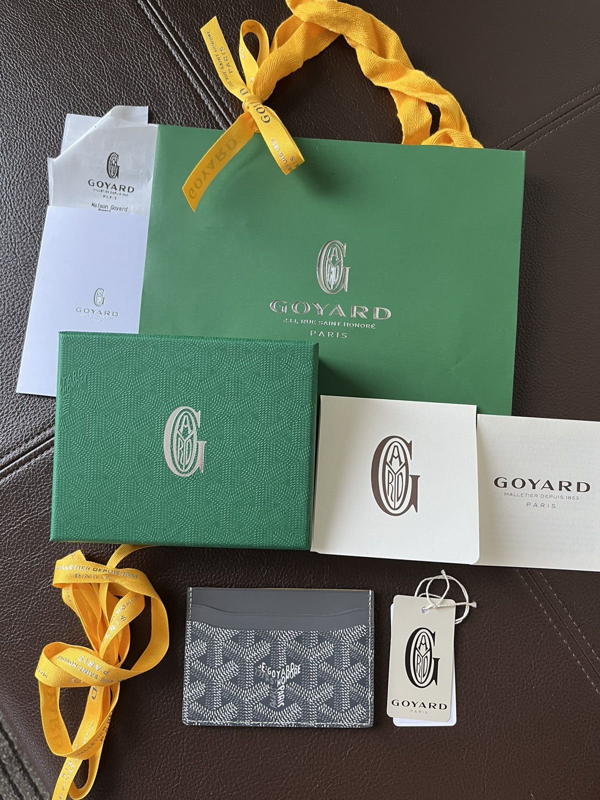 Goyard Goyard Leather Card Holder Brand New Giftable Condition Size ONE SIZE - 14 Thumbnail