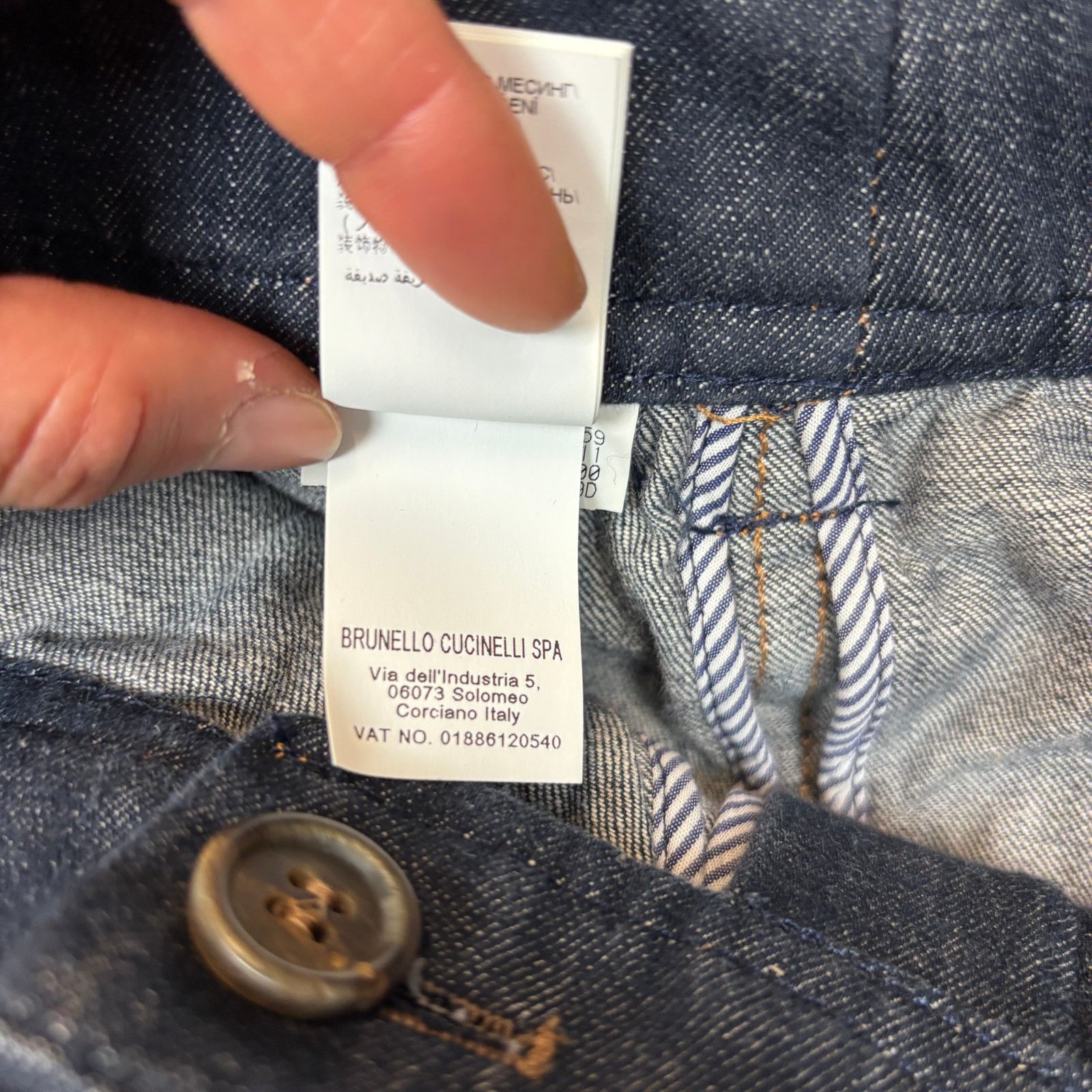 Brunello Cucinelli Brunello Cucinelli HR Pleated Dark Denim Trousers Pants 2 Size 26" / US 2 / IT 38 - 9 Thumbnail