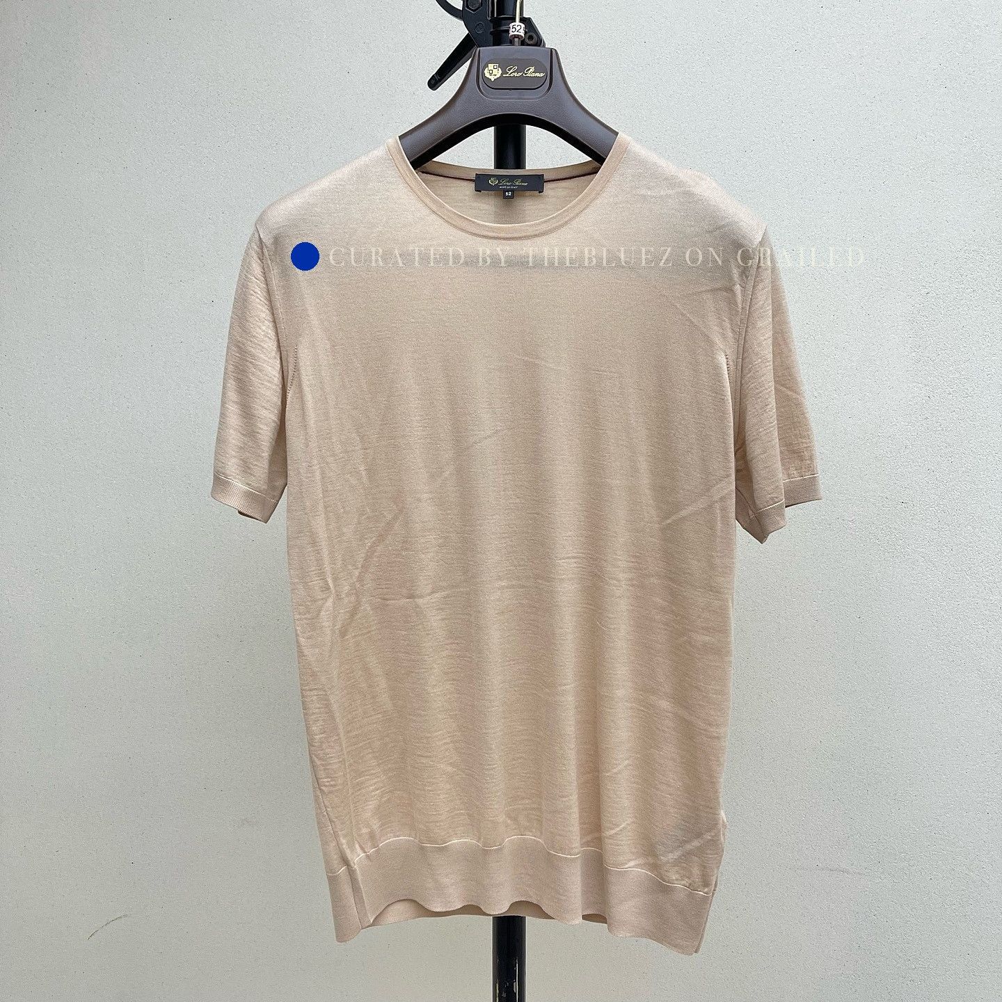 Loro Piana Soft Beige Virgin Wool Short Sleeve T-Shirt Size US L / EU 52-54 / 3 - 1 Thumbnail