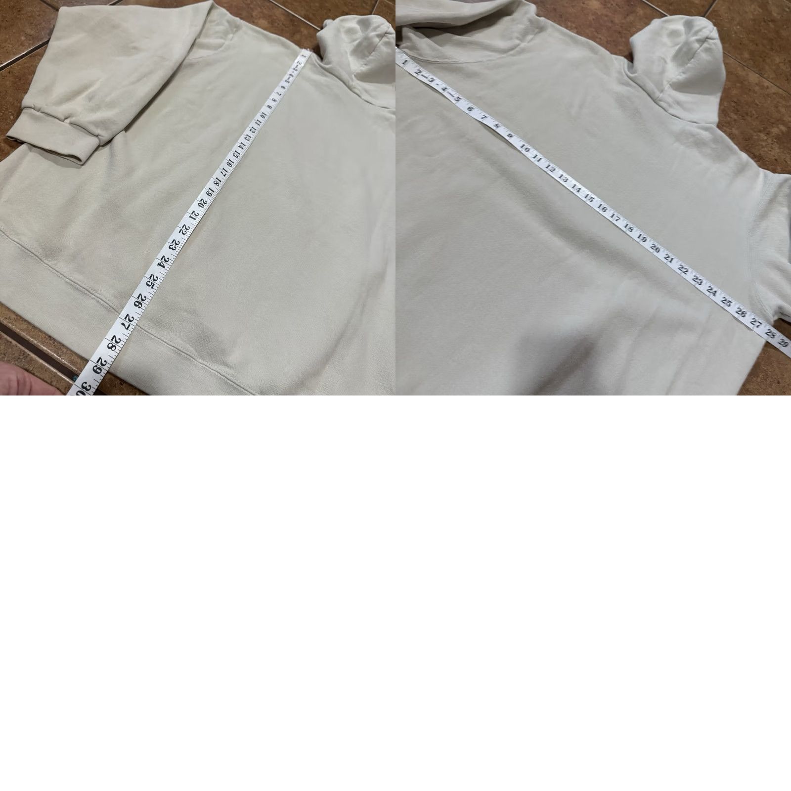 Nike Nike Vintage Marshmallow Cream Center Swoosh Hoodie Sweatshirt Silver Tag XXL Men Ivory Size US XXL / EU 58 / 5 - 8 Thumbnail