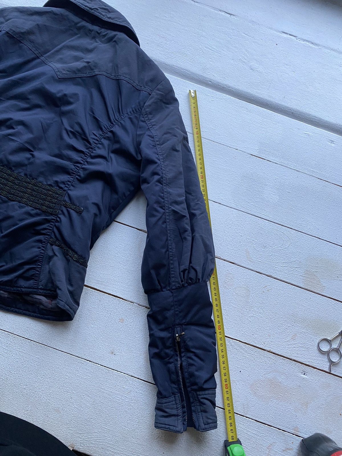 Diesel × If Six Was Nine 90s Diesel Biker Blue Jacket Nylon Insulated Womens Archive Size M / US 6-8 / IT 42-44 - 14 Thumbnail