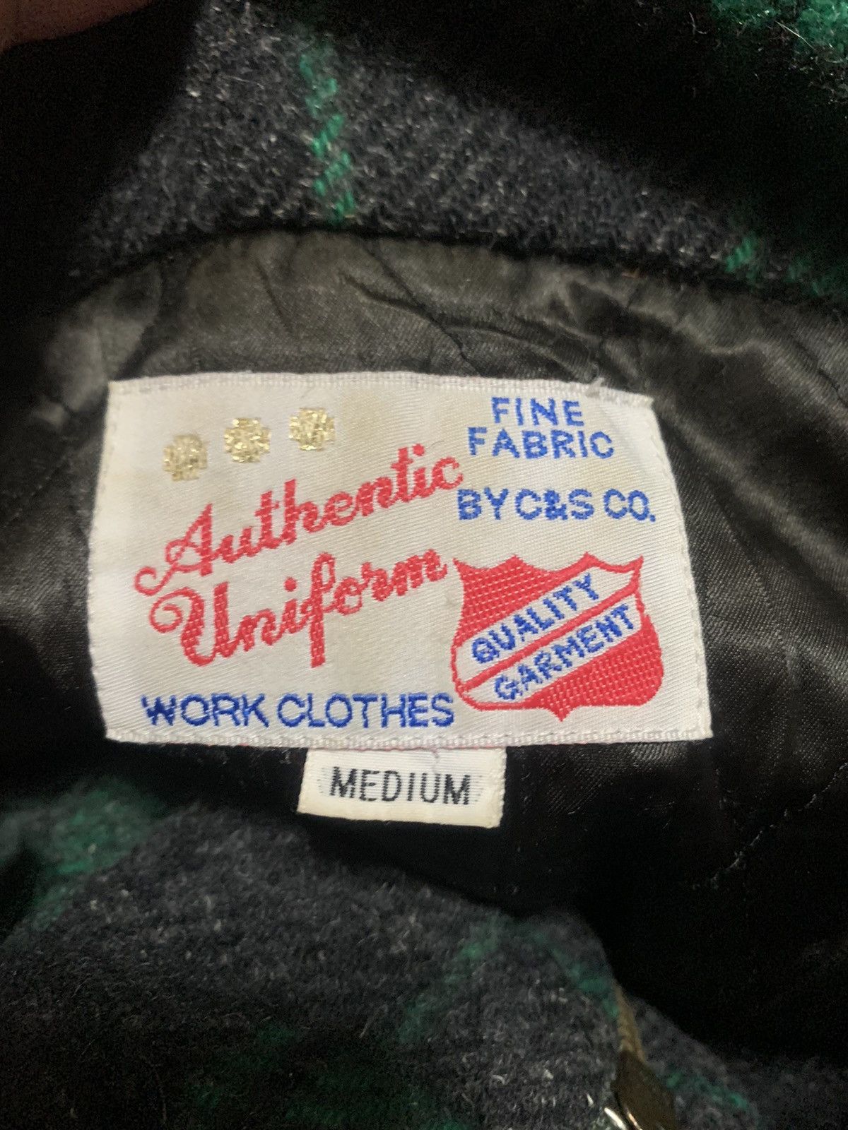 Japanese Brand Aunthentic Uniform Work Clothes Plaid Wool Jacket Size US M / EU 48-50 / 2 - 6 Thumbnail