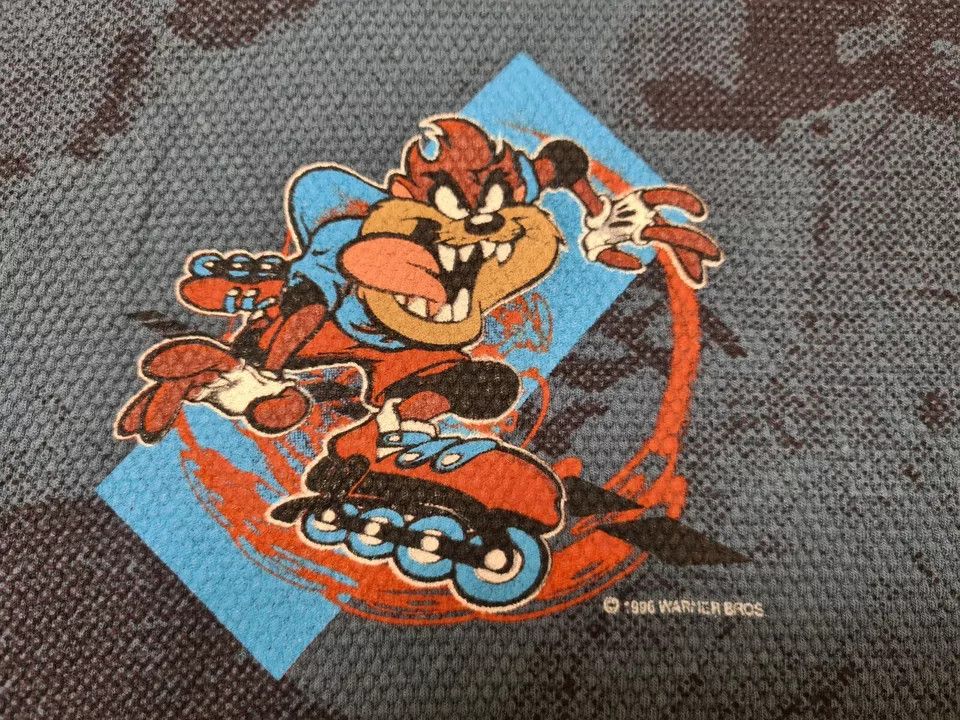 Vintage VINTAGE 1998 LOONEY TUNES SHIRT TAZ SPECIAL ROLLER SHIRT Size US XL / EU 56 / 4 - 4 Thumbnail