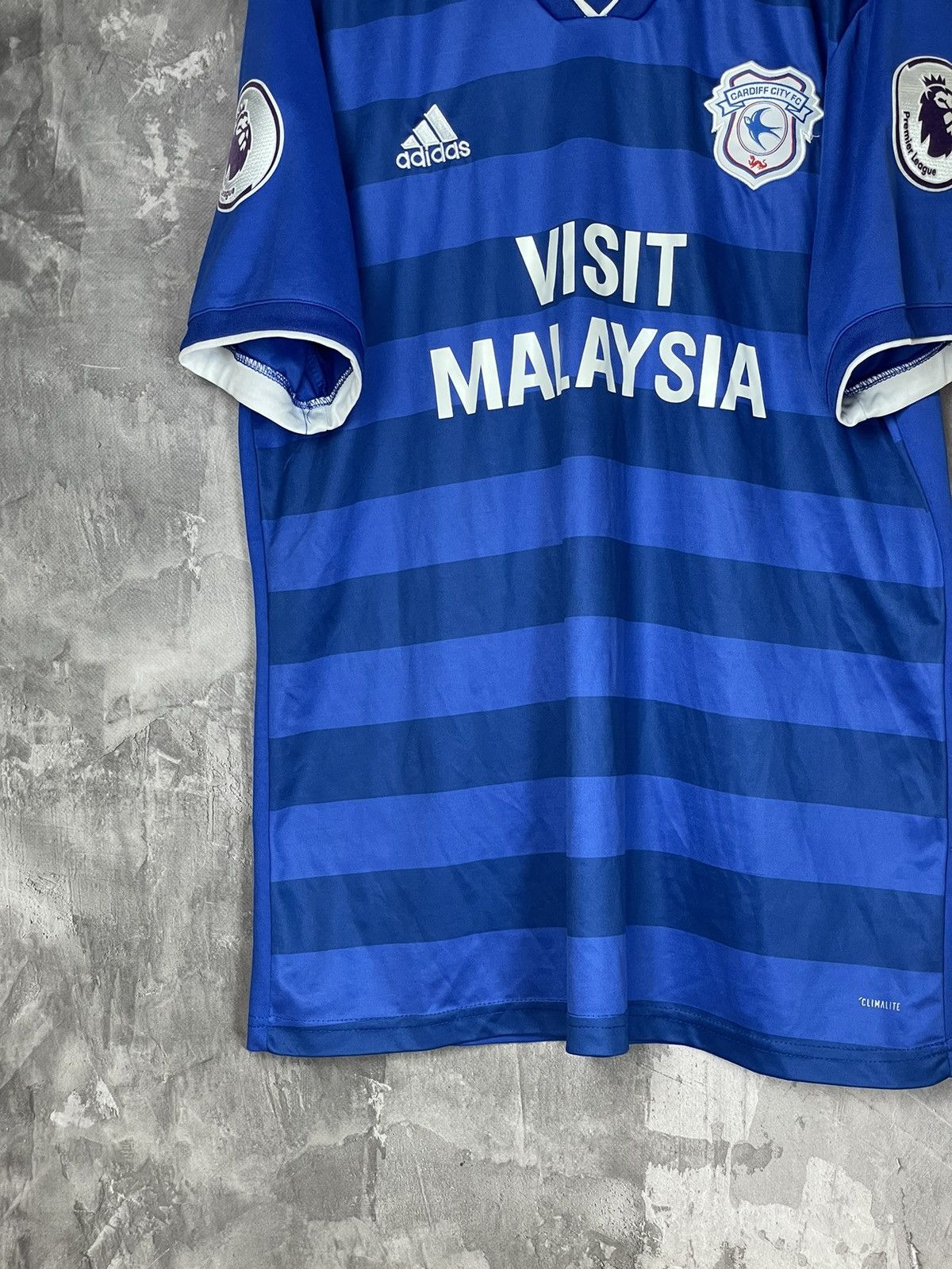 Adidas CARDIFF CITY 2018/2019 FOOTBALL HOME ADIDAS ORIGINAL ADIZERO Size US XL / EU 56 / 4 - 5 Thumbnail