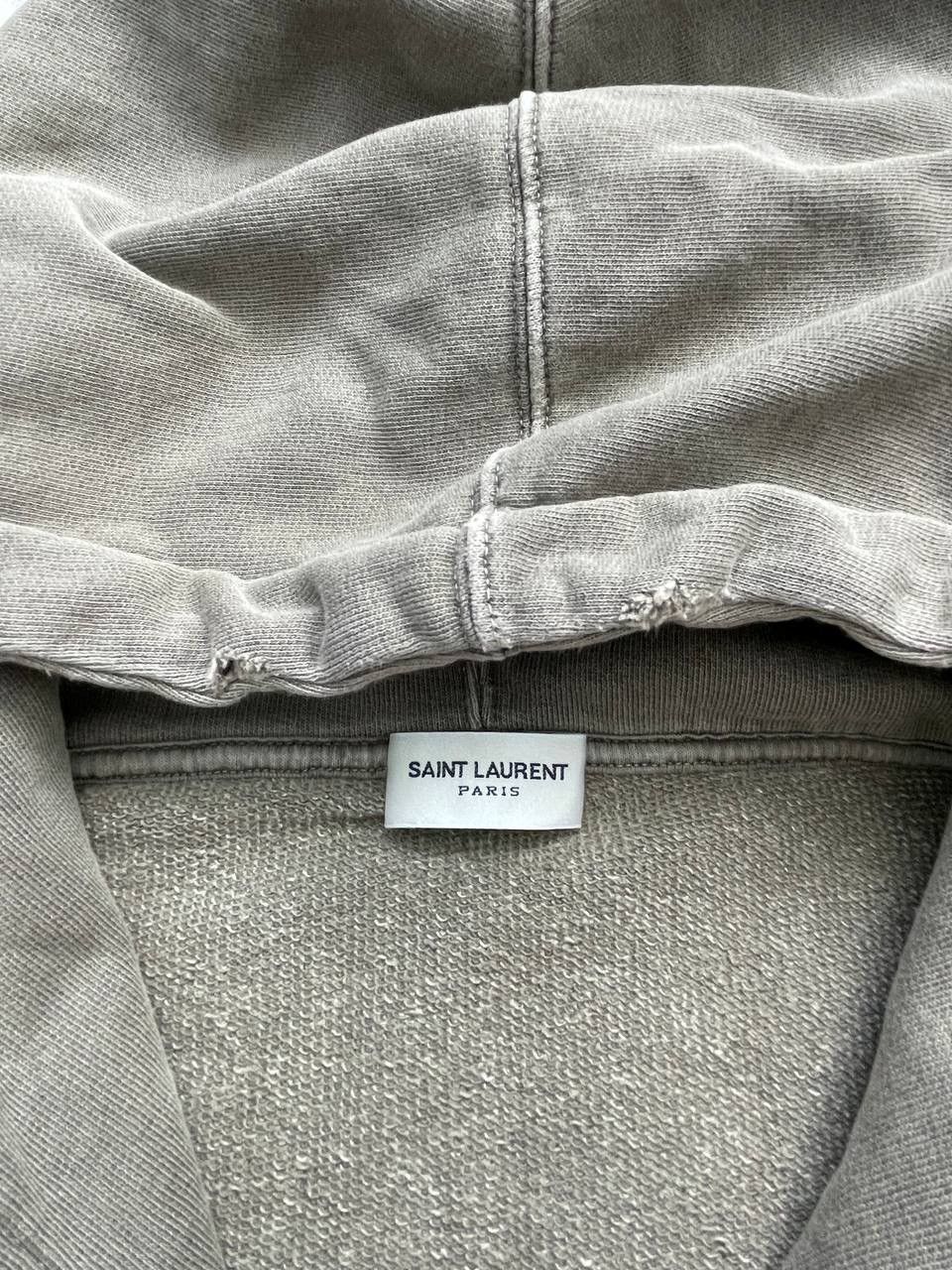 Saint Laurent Paris Saint laurent paris avantgarde distressed hoodie Size US L / EU 52-54 / 3 - 8 Thumbnail