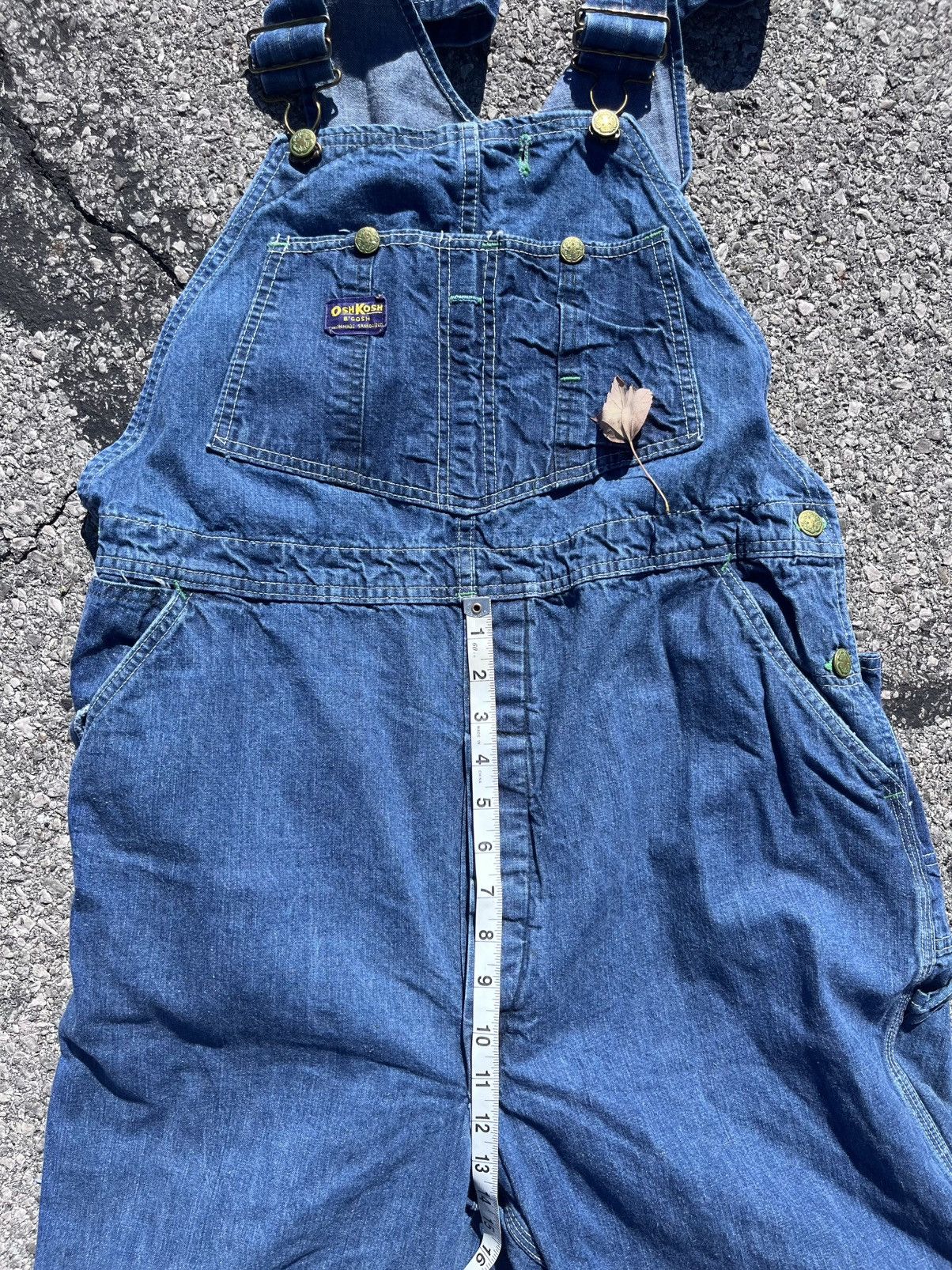 Oshkosh Vintage 50s Oshkosh B’Gosh Denim Overalls Union Made 38x28 Size US 38 / EU 54 - 8 Thumbnail
