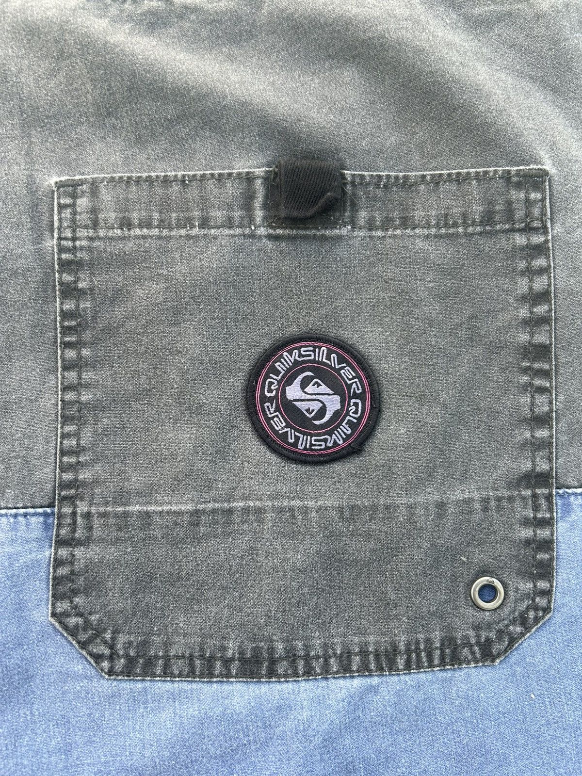 Quiksilver Quiksilver Blue Black Shorts Size US 39 - 12 Thumbnail