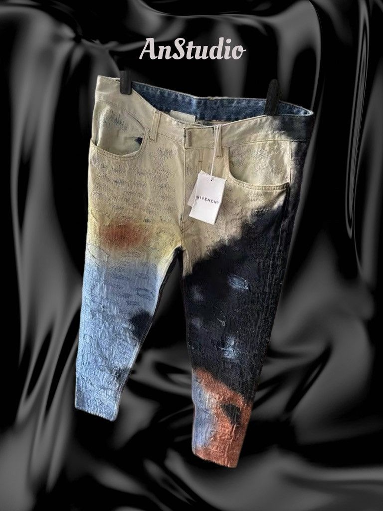 Givenchy Givenchy Distressed Denim Jeans Trousers Size US 32 / EU 48 - 7 Thumbnail