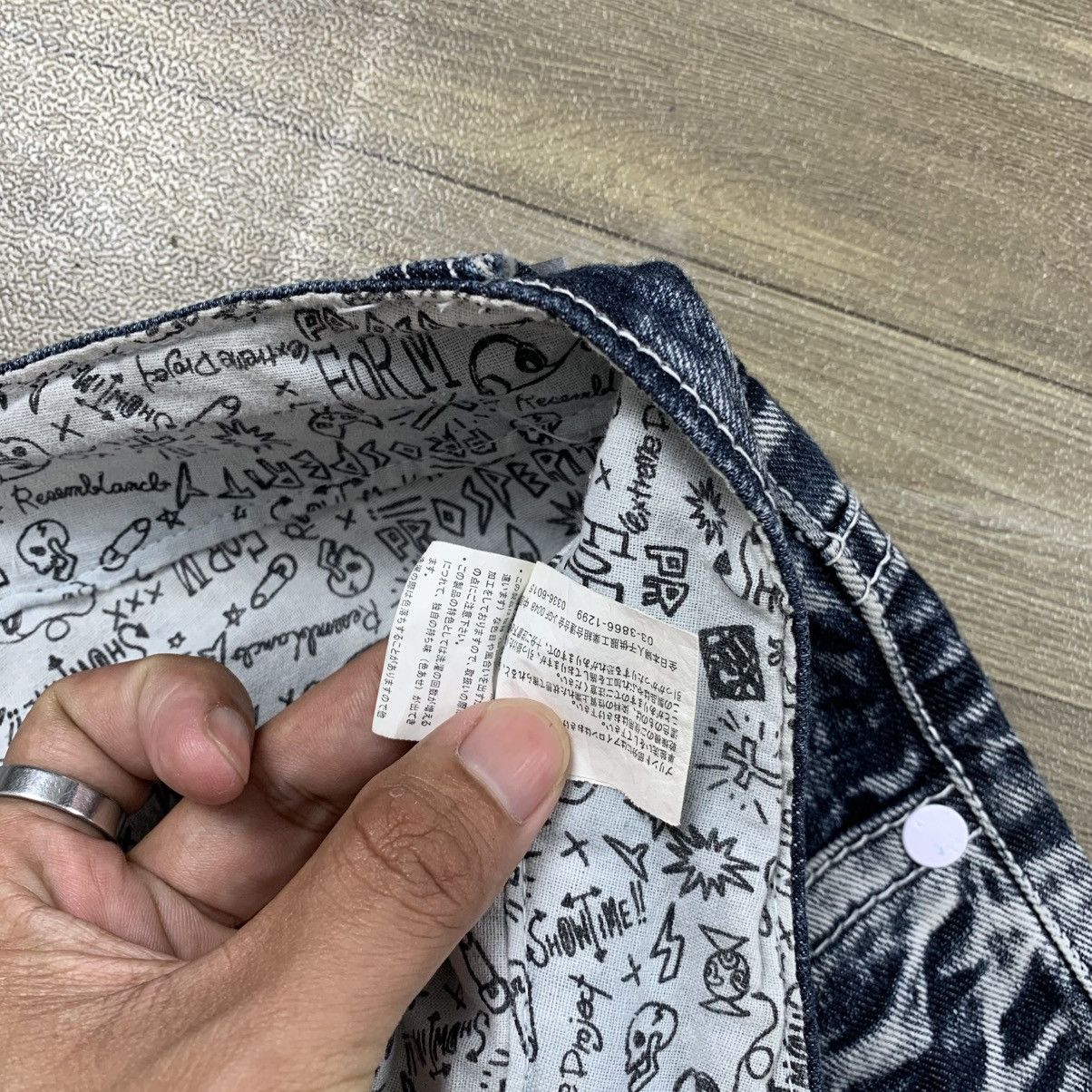 If Six Was Nine × Japanese Brand × Le Grande Bleu (L.G.B.) CRAZY Y2K Original Jeans Distressed Faded Acid Wash Jeans Size US 28 / EU 44 - 8 Thumbnail