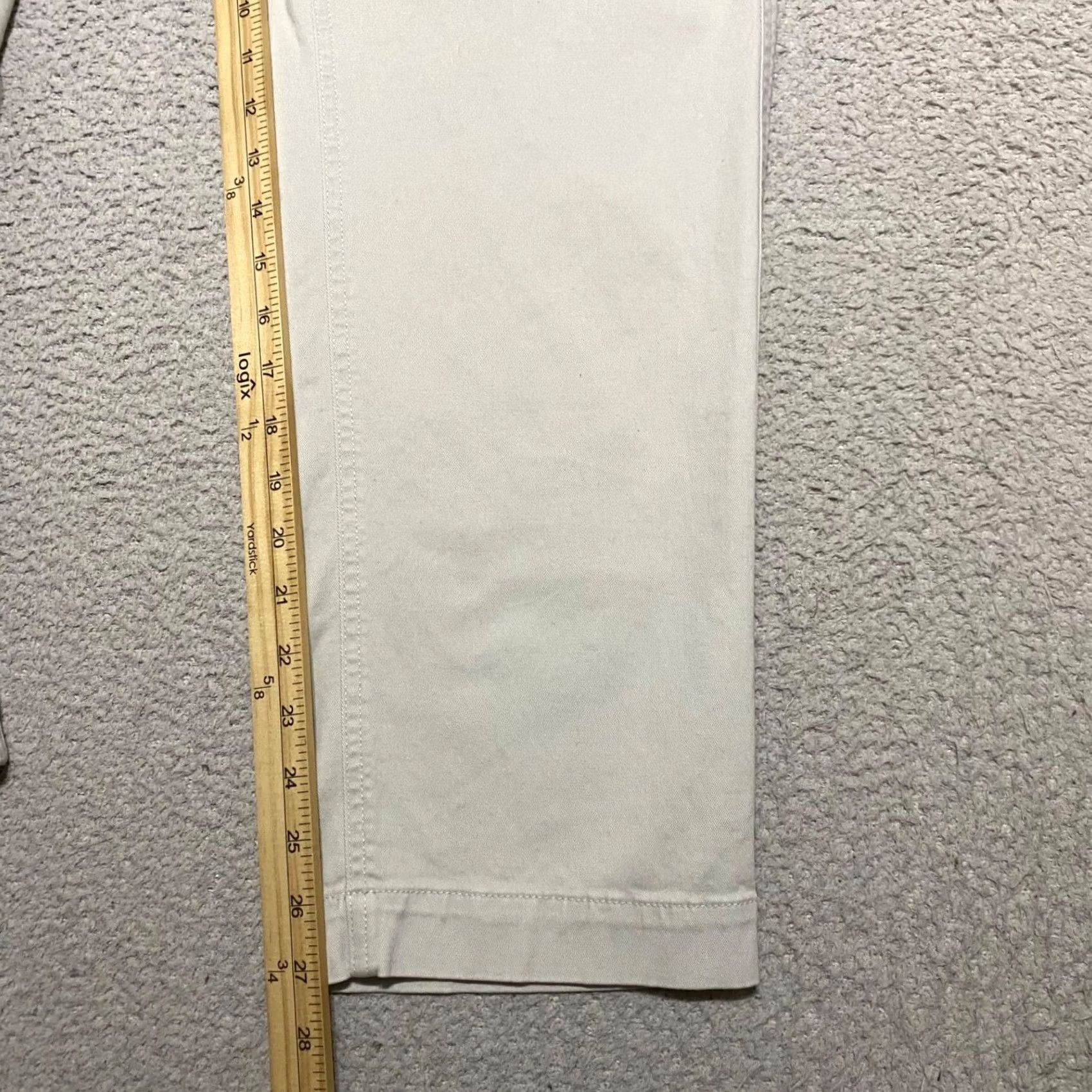 J.Crew J.CREW Womens Pants Beige Straight Chino High Rise 12 Regular Size 12 Size 34" / US 12 / IT 48 - 6 Thumbnail