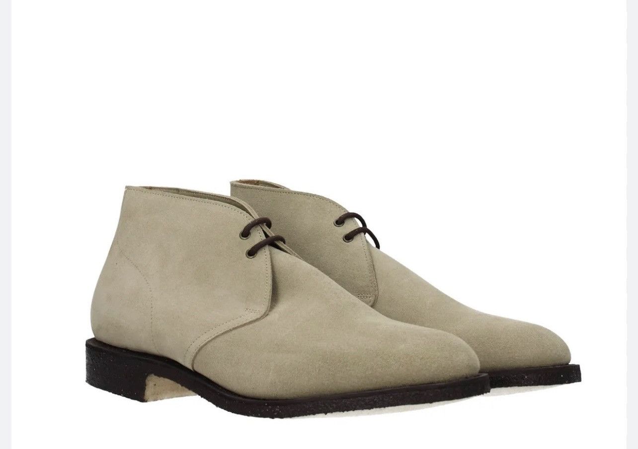 CHURCH'S Desert Boots Shoes Sahara Sand size UK Suede