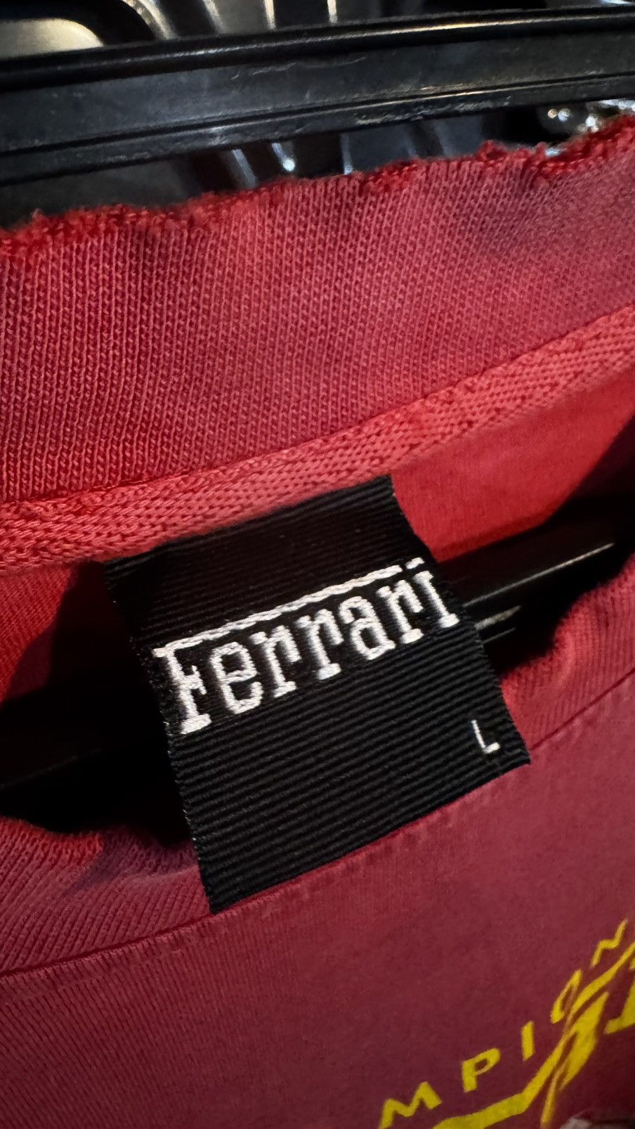 Sports Specialties Vintage Sunfaded & Distressed 1999 Ferrari World Champion Size US M / EU 48-50 / 2 - 6 Thumbnail
