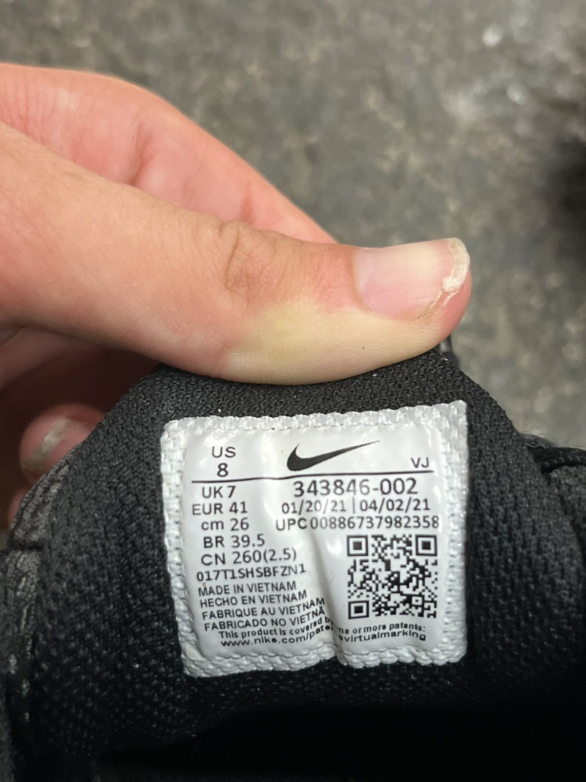 Nike × Vintage Air max tourch 4 carbon fiber black size 8 used y2k runner Size US 8 / EU 41 - 10 Thumbnail