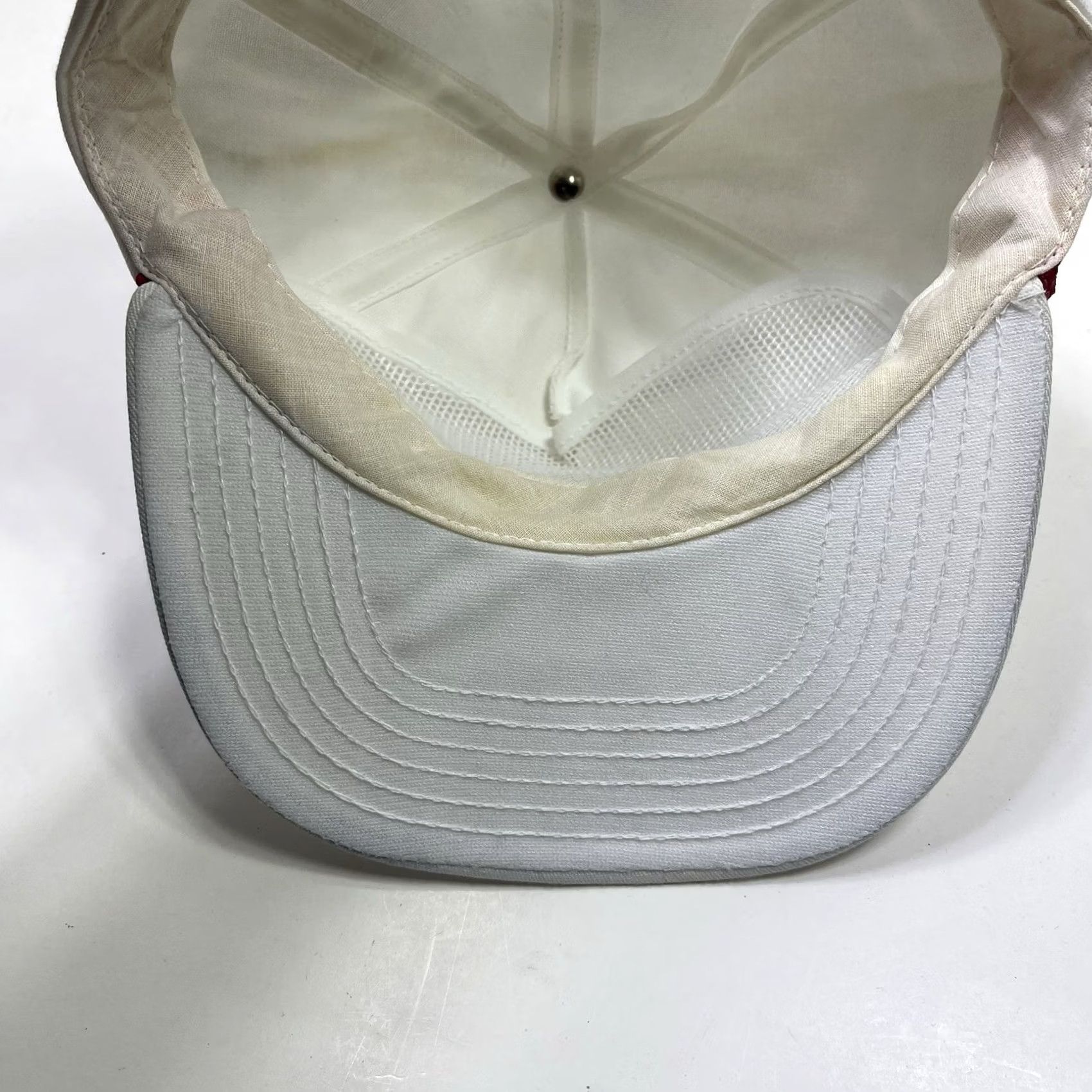 Roper VINTAGE Yeager Trucking Hat Cap Transportation White Red Patch F&S Feed Rope 90s Mens Size ONE SIZE - 6 Thumbnail