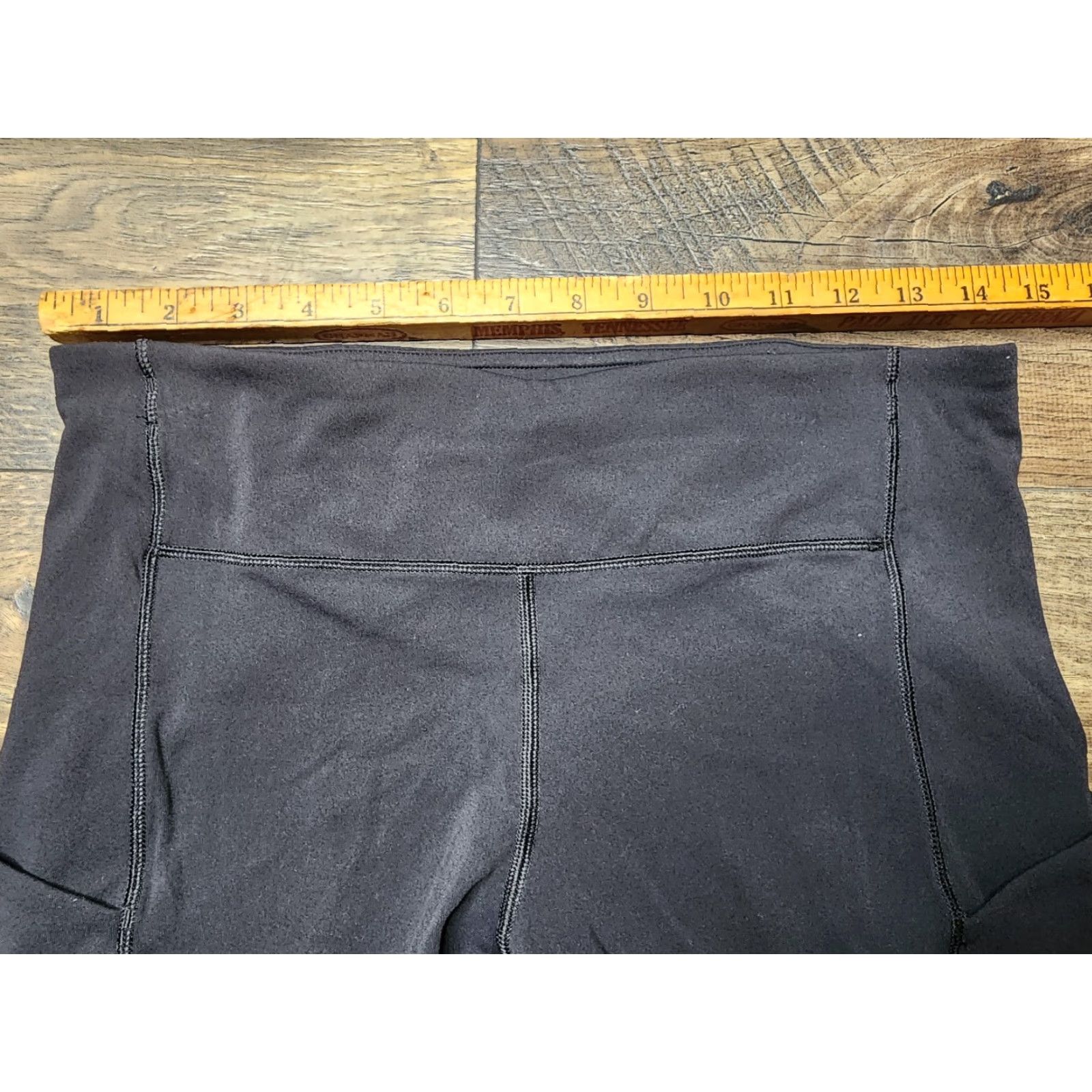 Lululemon LULULEMON Black Run Yoga Gym Speed Up Crop Leggings 8 Women Cropped Luxtreme Activewear Pants with Elastic Waist Size 30" / US 8 / IT 44 - 3 Thumbnail