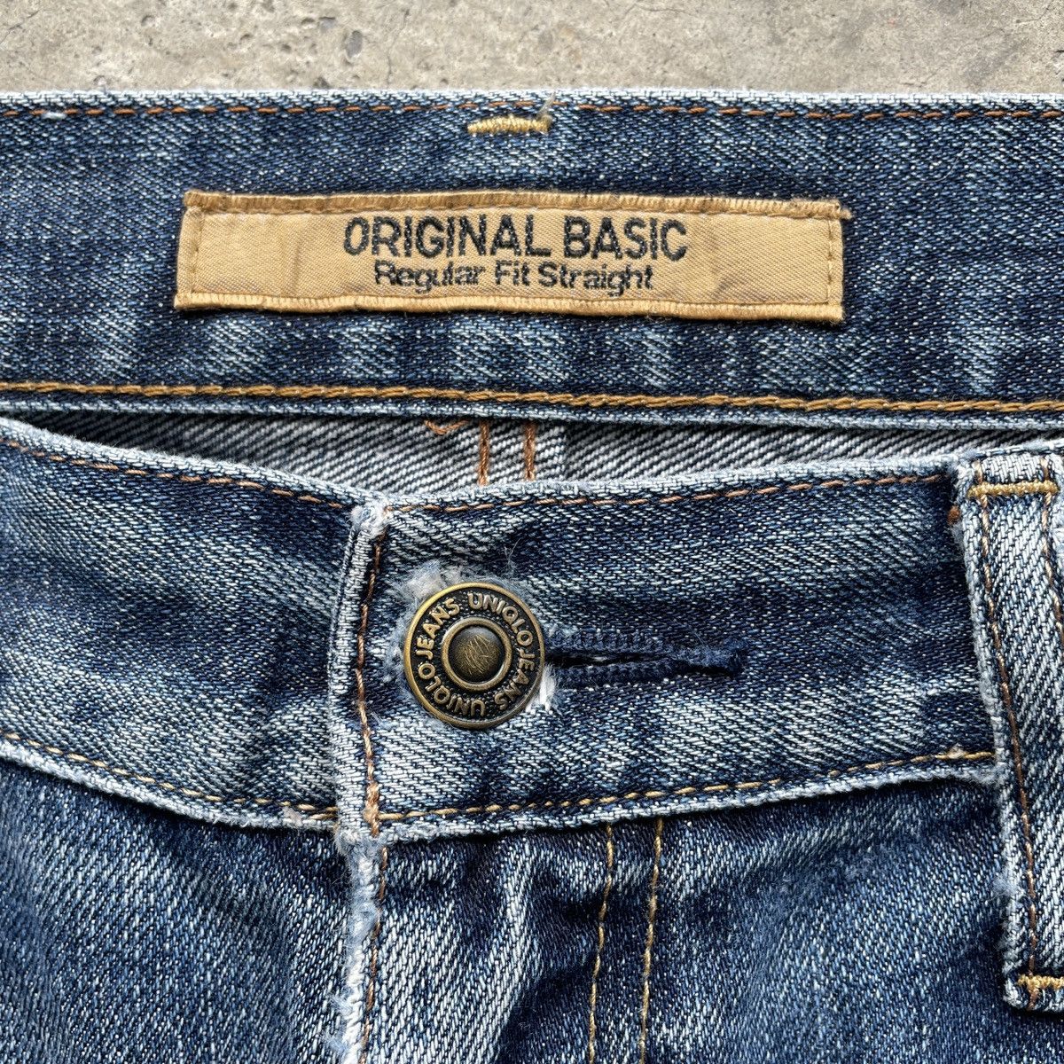 Japanese Brand Distressed💥 Vintage Japanese Jeans Faded Denim Pants W33 Size US 33 - 6 Thumbnail