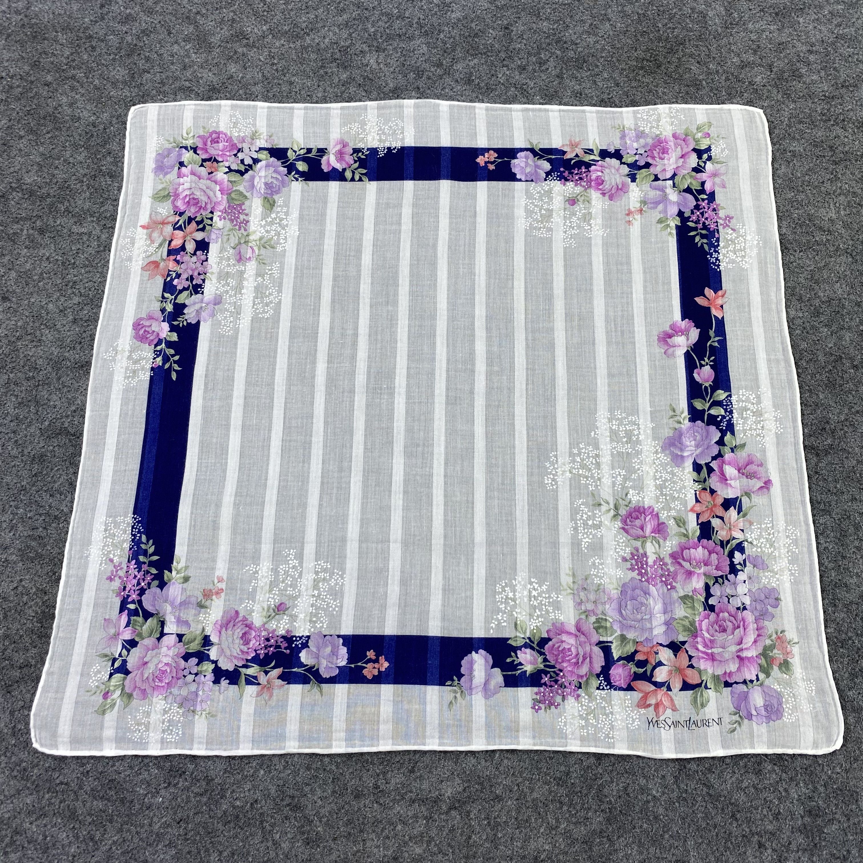 Yves Saint Laurent Yves Saint Laurent Handkerchief /Bandana / Neckerchief-B1545 Size ONE SIZE - 3 Thumbnail