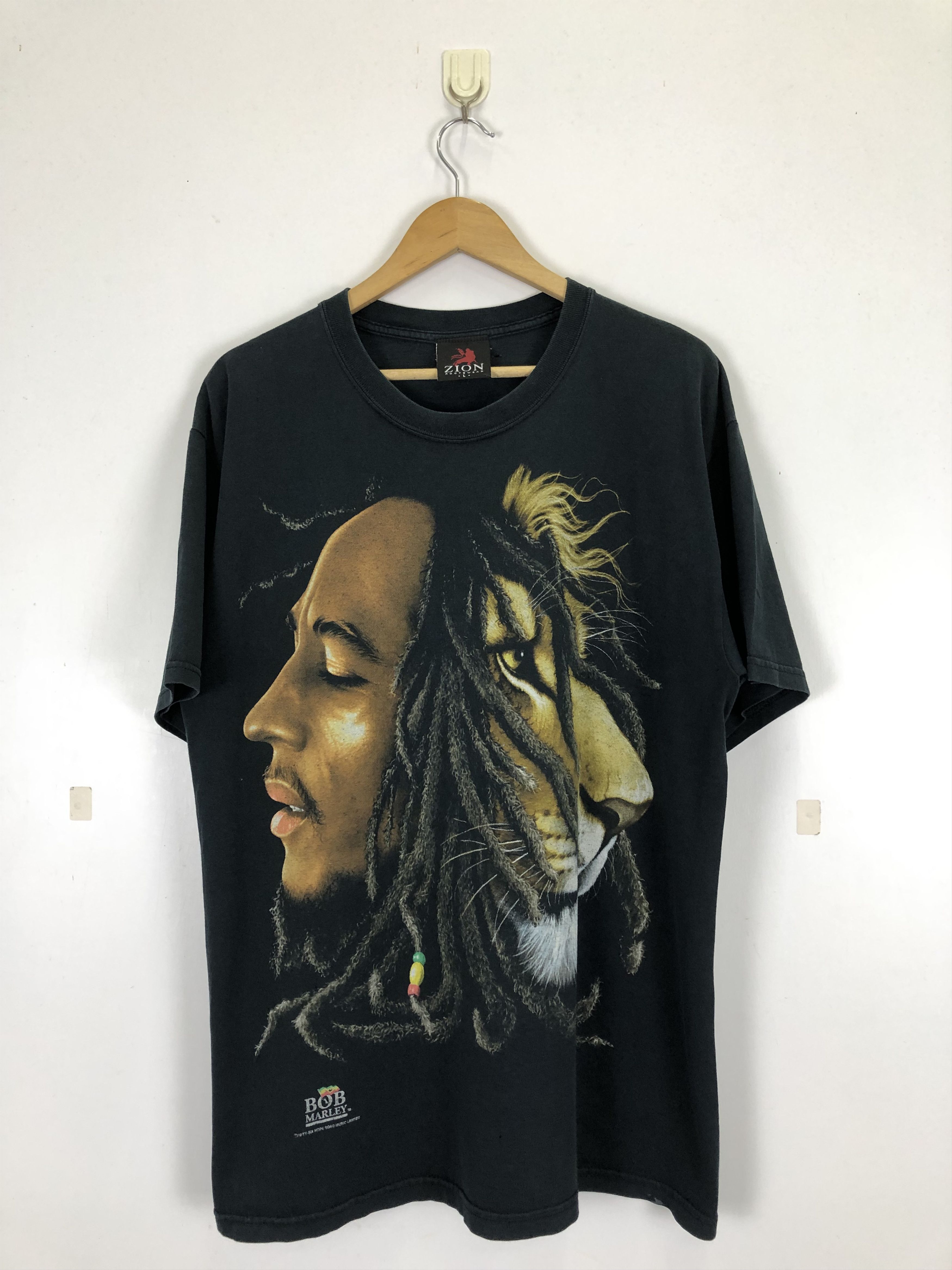 Vintage Bob Marley Legend Zion I Tshirt Black XL XXL … - Gem
