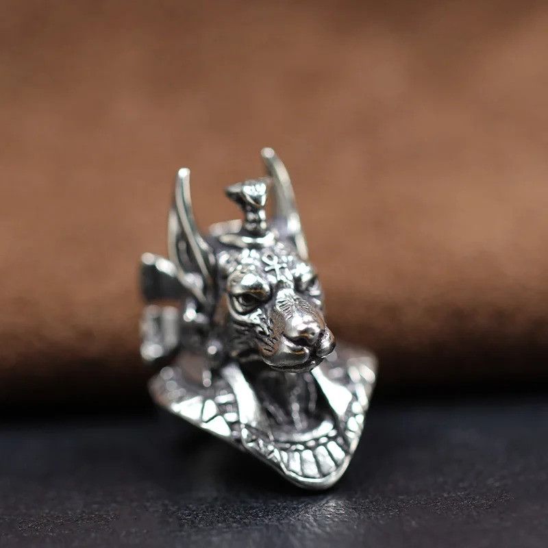 Handmade 3Pcs Anubis Jackal Knife Beads Paracord Bead Zipper Umbrella Size ONE SIZE - 7 Thumbnail