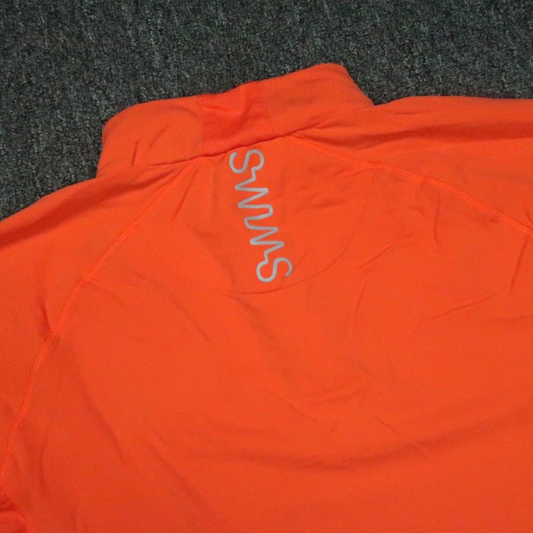 Swims SWIMS Pullover Mens Extra Large Orange Stavenger Quarter Zip Performance XL Size US XL / EU 56 / 4 - 6 Thumbnail