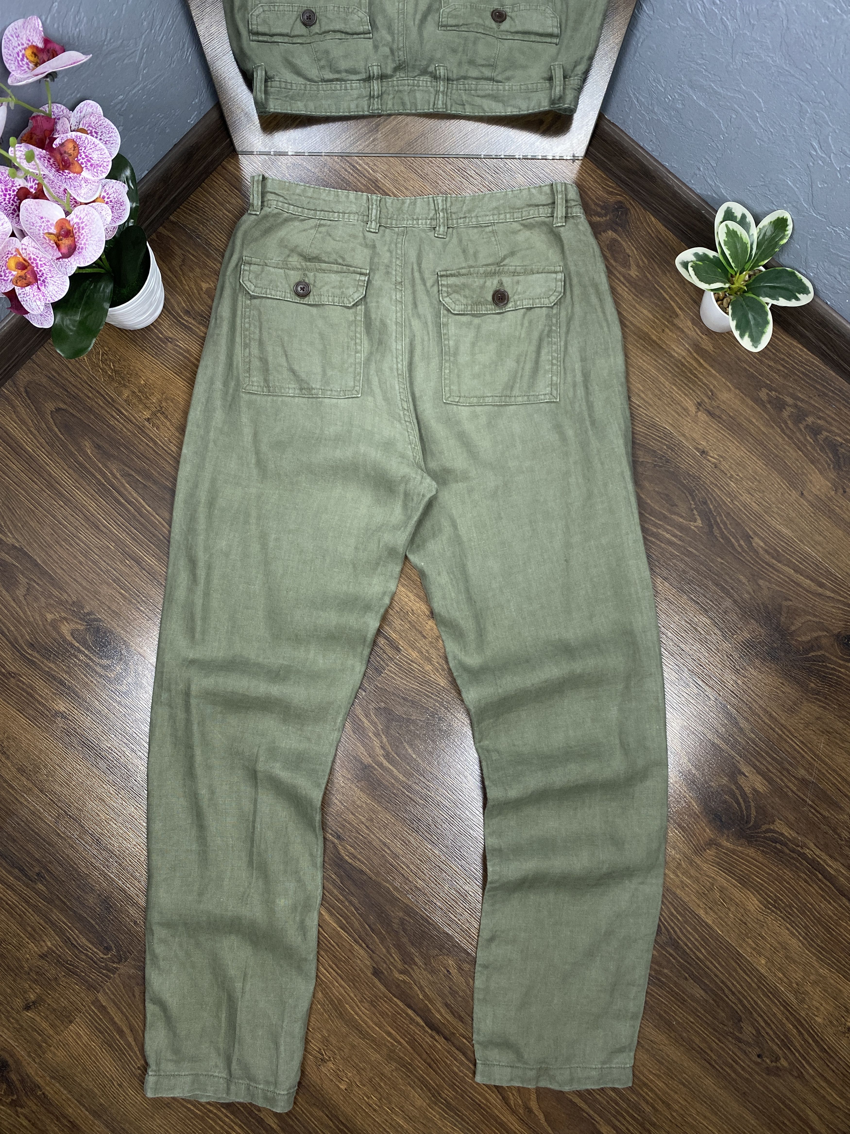 Vintage Vintage Mens Linen Pants Size US 30 / EU 46 - 6 Thumbnail