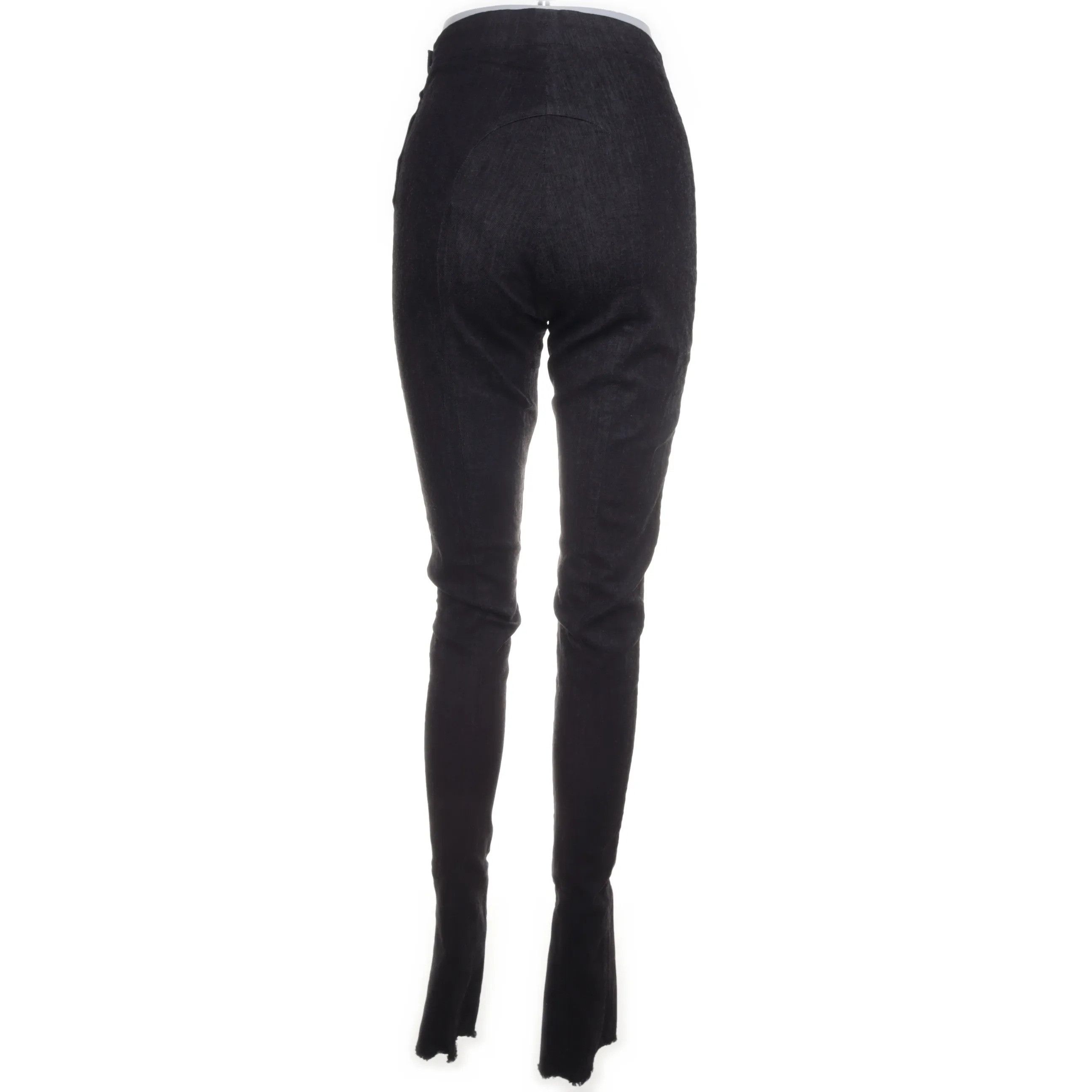 Masnada Waxed Fitted Trousers with Ankle Slit Size 28" / US 6 / IT 42 - 6 Thumbnail