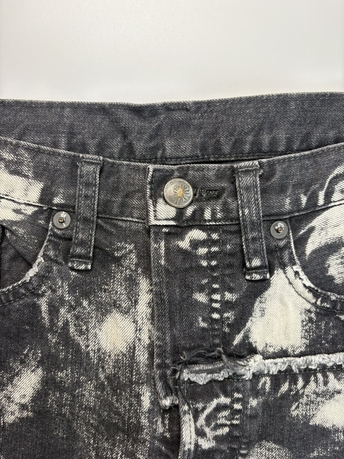 Maison MIHARA YASUHIRO Deconstructed Denim Bleached Pant Size US 30 / EU 46 - 5 Thumbnail